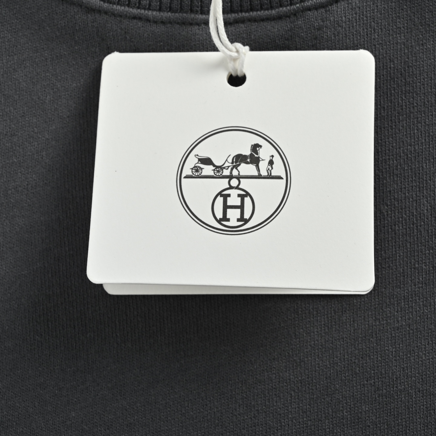 Hermes/爱马仕 马鞍钉贴饰圆领卫衣