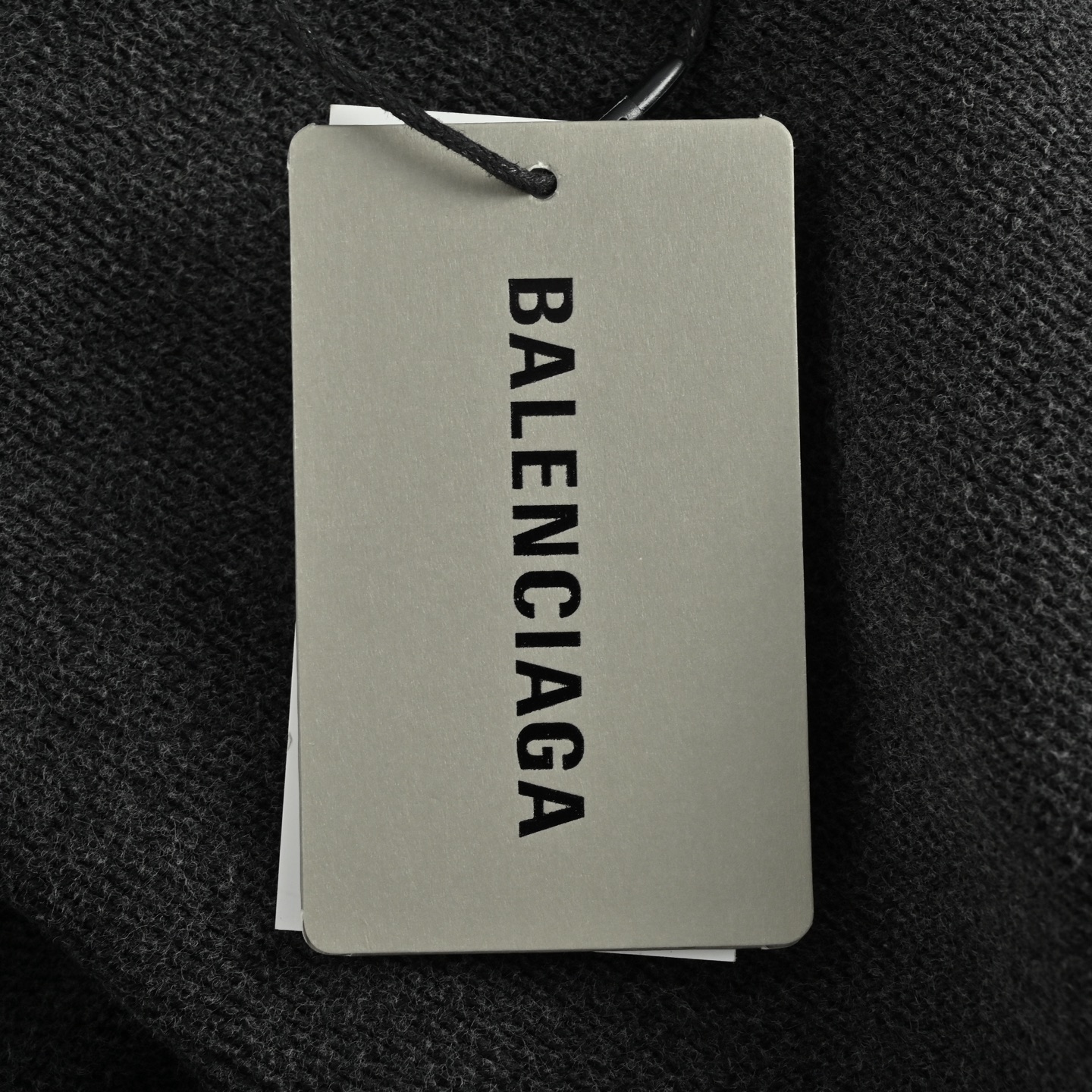 Balenciaga/巴黎世家 25Fw 滑雪3M刺绣反穿拉链连帽外套 水洗黑