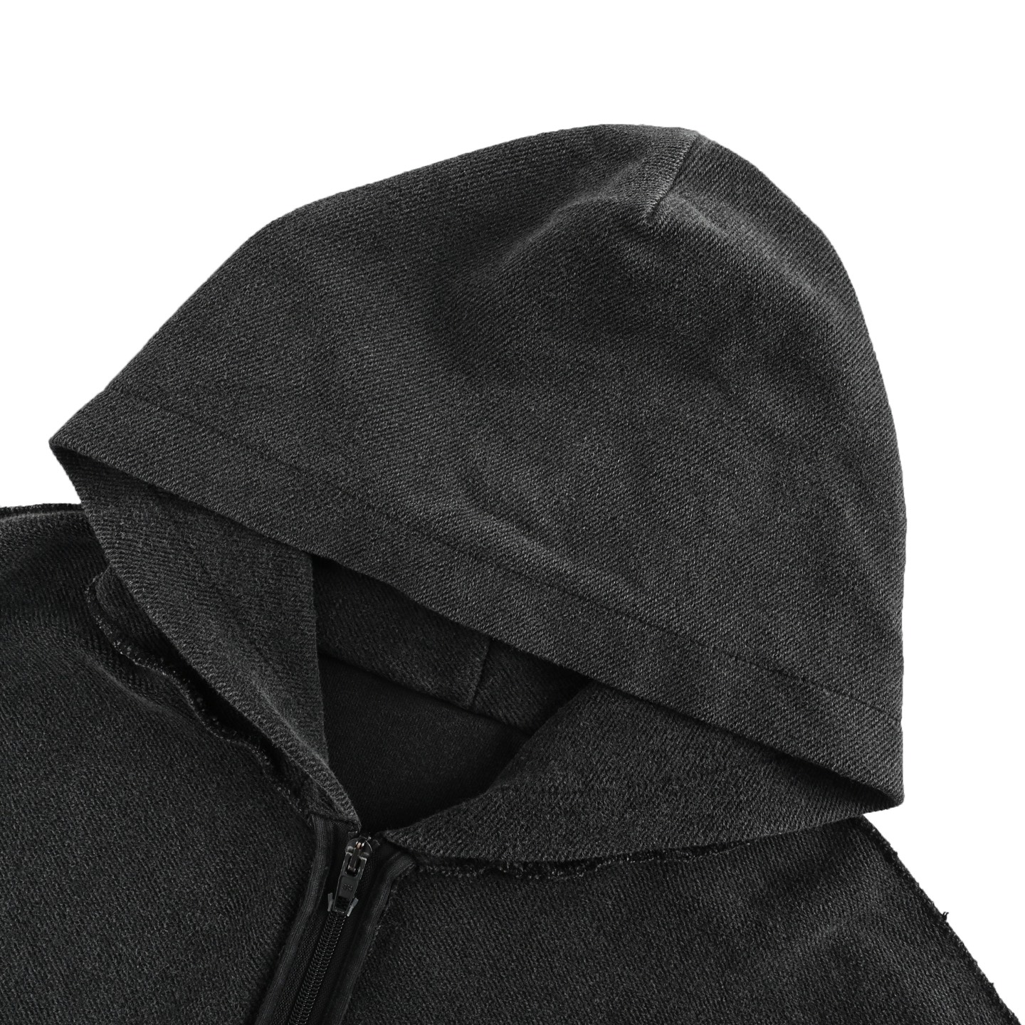 Balenciaga/巴黎世家 25Fw 滑雪3M刺绣反穿拉链连帽外套 水洗黑