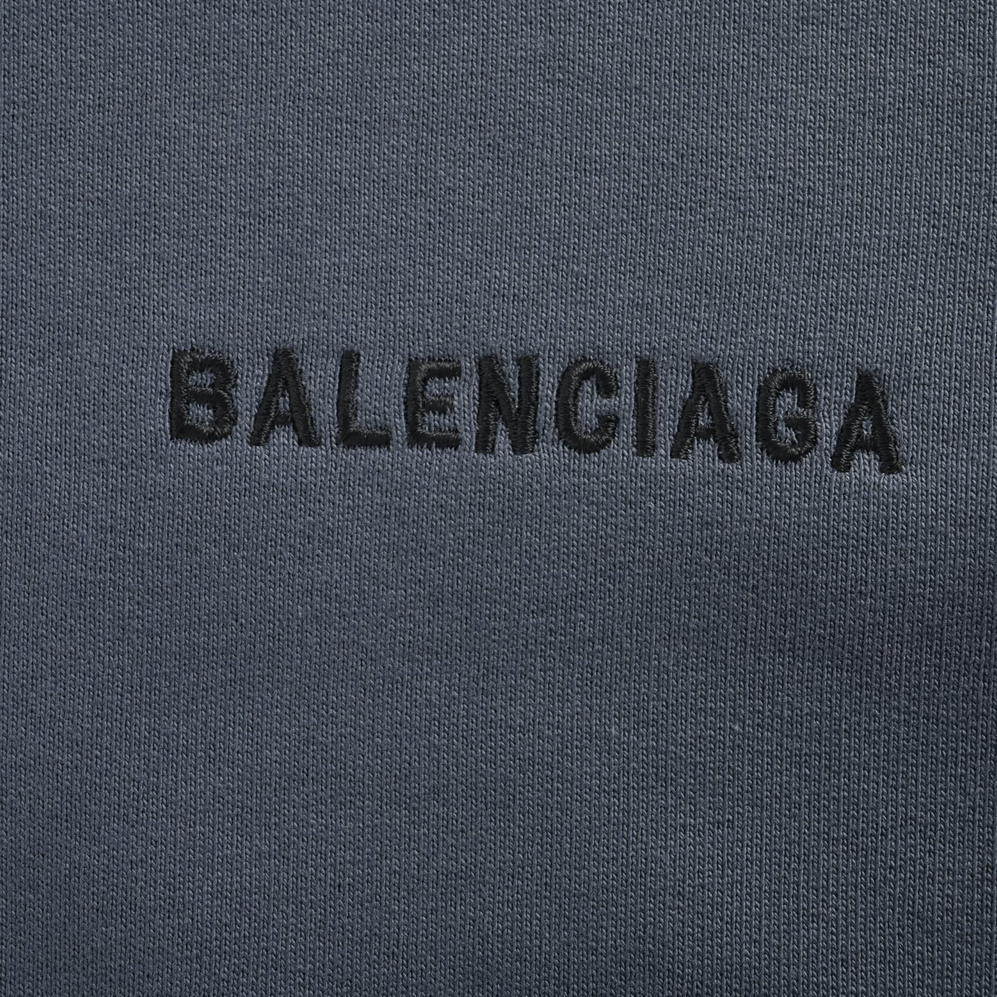 Balenciaga/巴黎世家 25Fw 前后刺绣涂鸦拉链连帽外套 涂鸦蓝