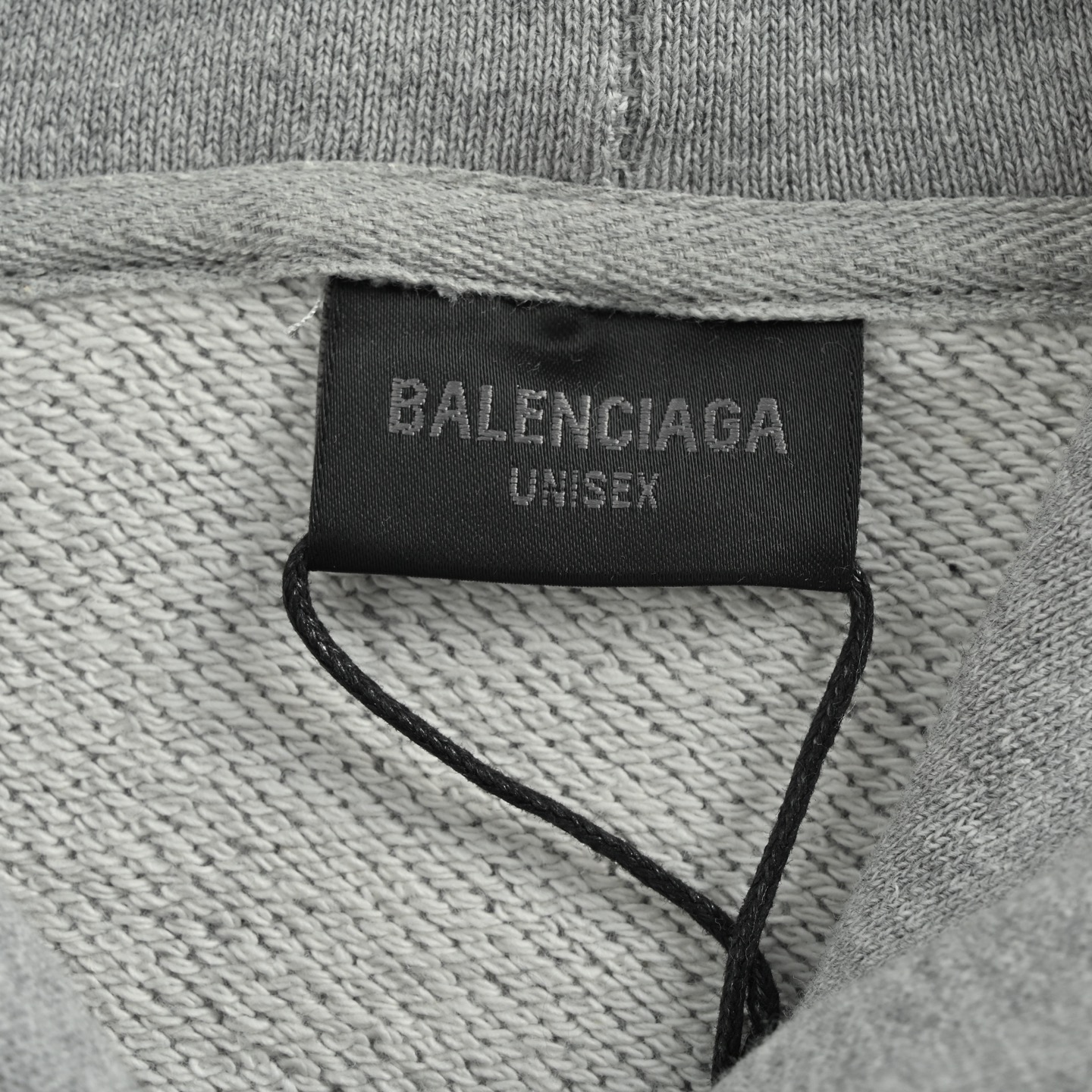 Balenciaga/巴黎世家 25Fw 贴皮字母刺绣拉链连帽外套