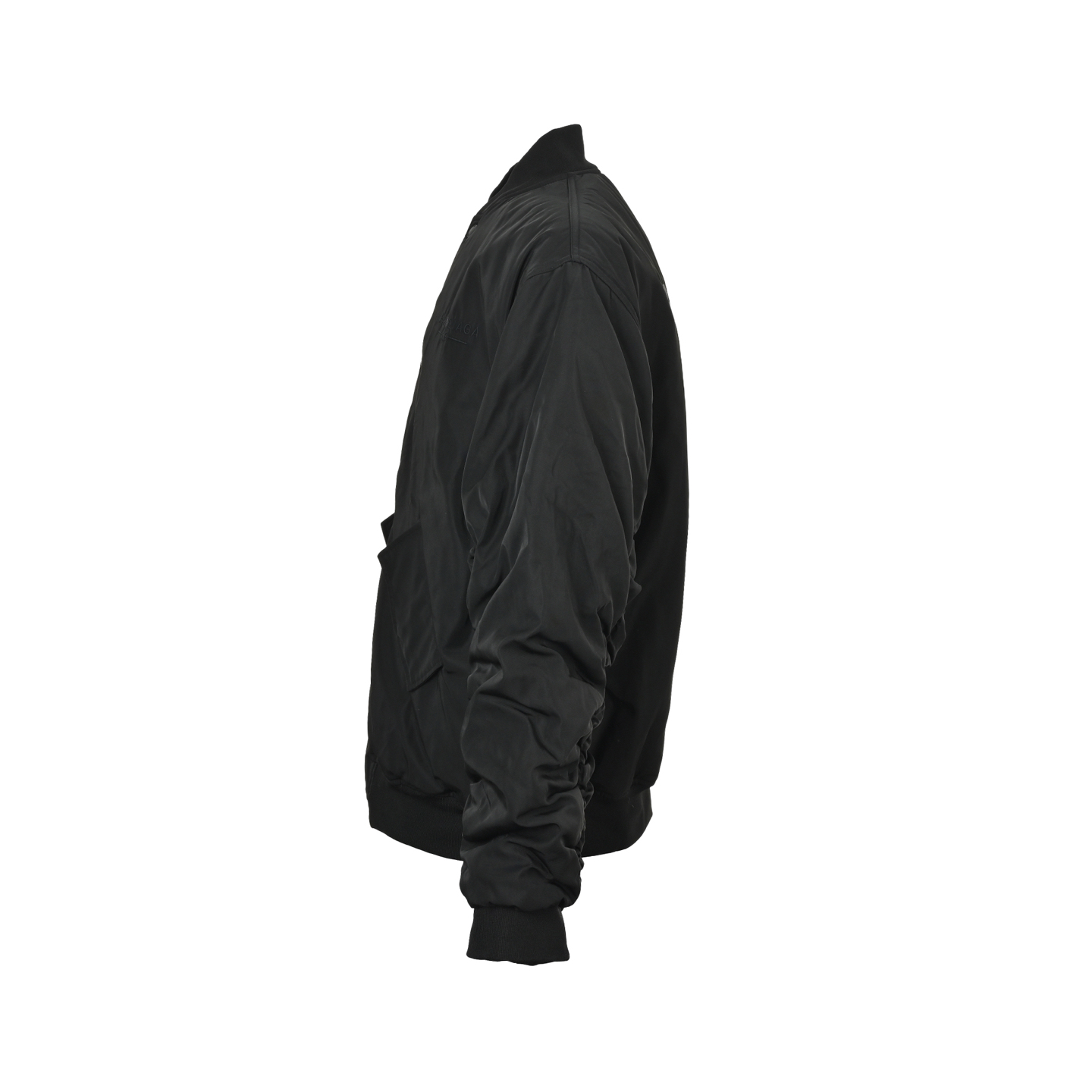 Balenciaga/巴黎世家 双B前后刺绣棒球飞行棉服夹克