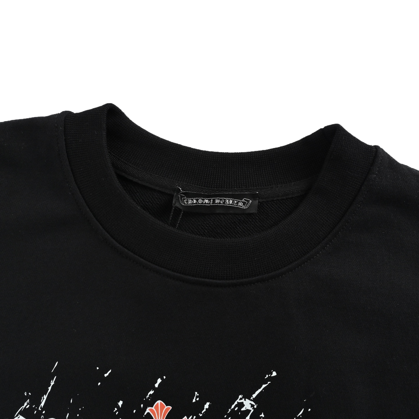 Chrome Hearts/克罗心 涂鸦字母十字架印花圆领卫衣-莆田鞋,莆田鞋货源,高仿鞋,高仿鞋货源,安福档口,莆田高仿鞋,莆田鞋批发,高仿鞋批发,莆田高仿运动鞋,高仿运动鞋,莆田运动鞋 Chrome Hearts/克罗心 涂鸦字母十字架印花圆领卫衣