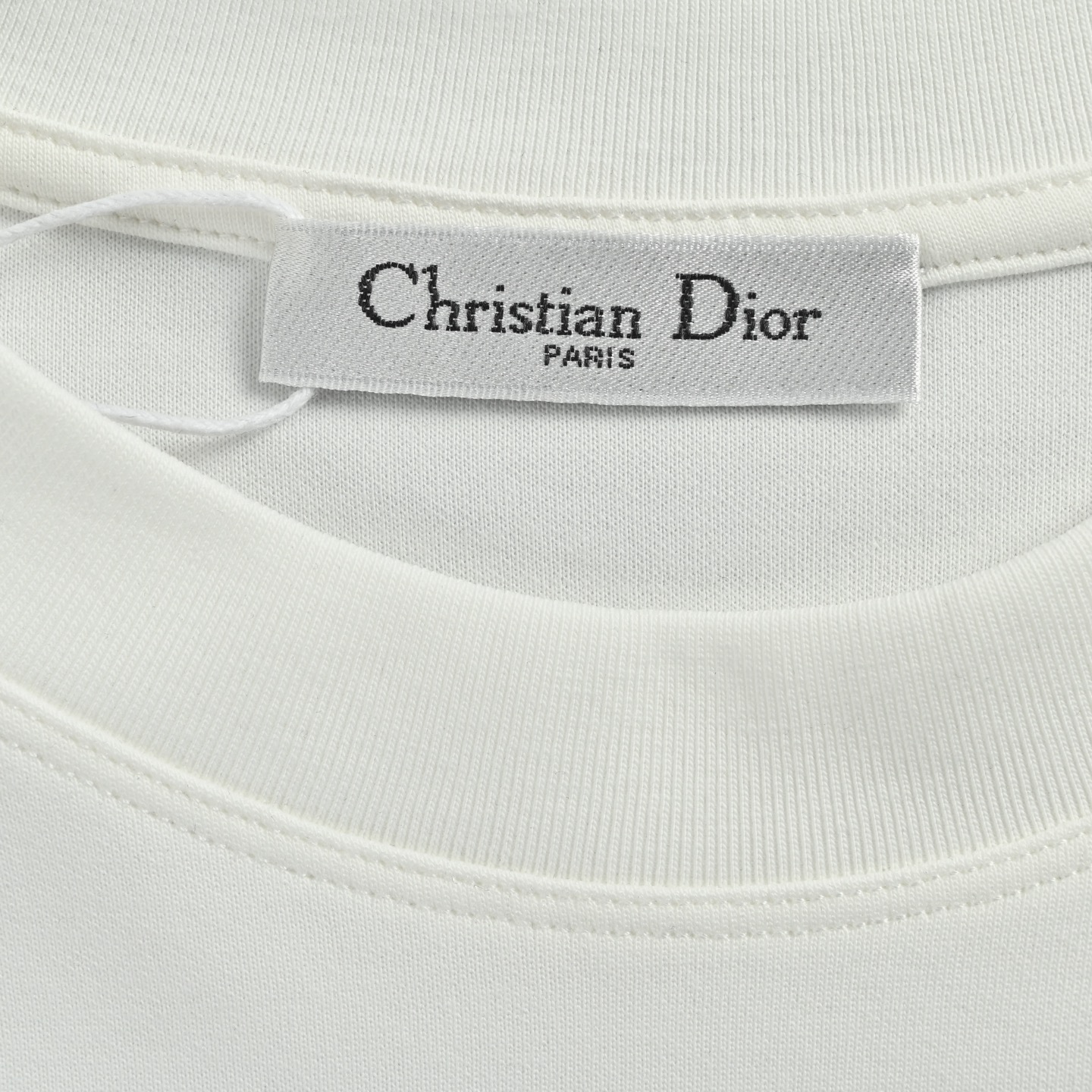 Dior/迪奥 25Fw 1947标志刺绣长袖T恤 黑色 白色