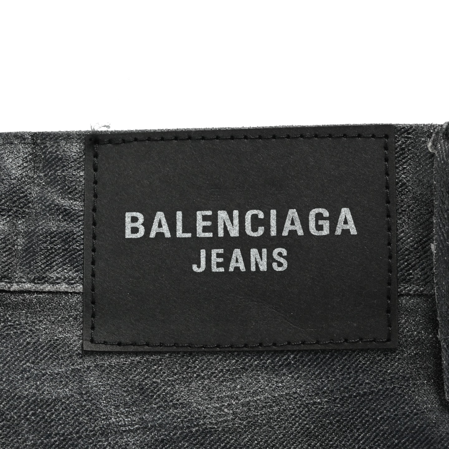 Balenciaga/巴黎世家 油蜡工装牛仔裤