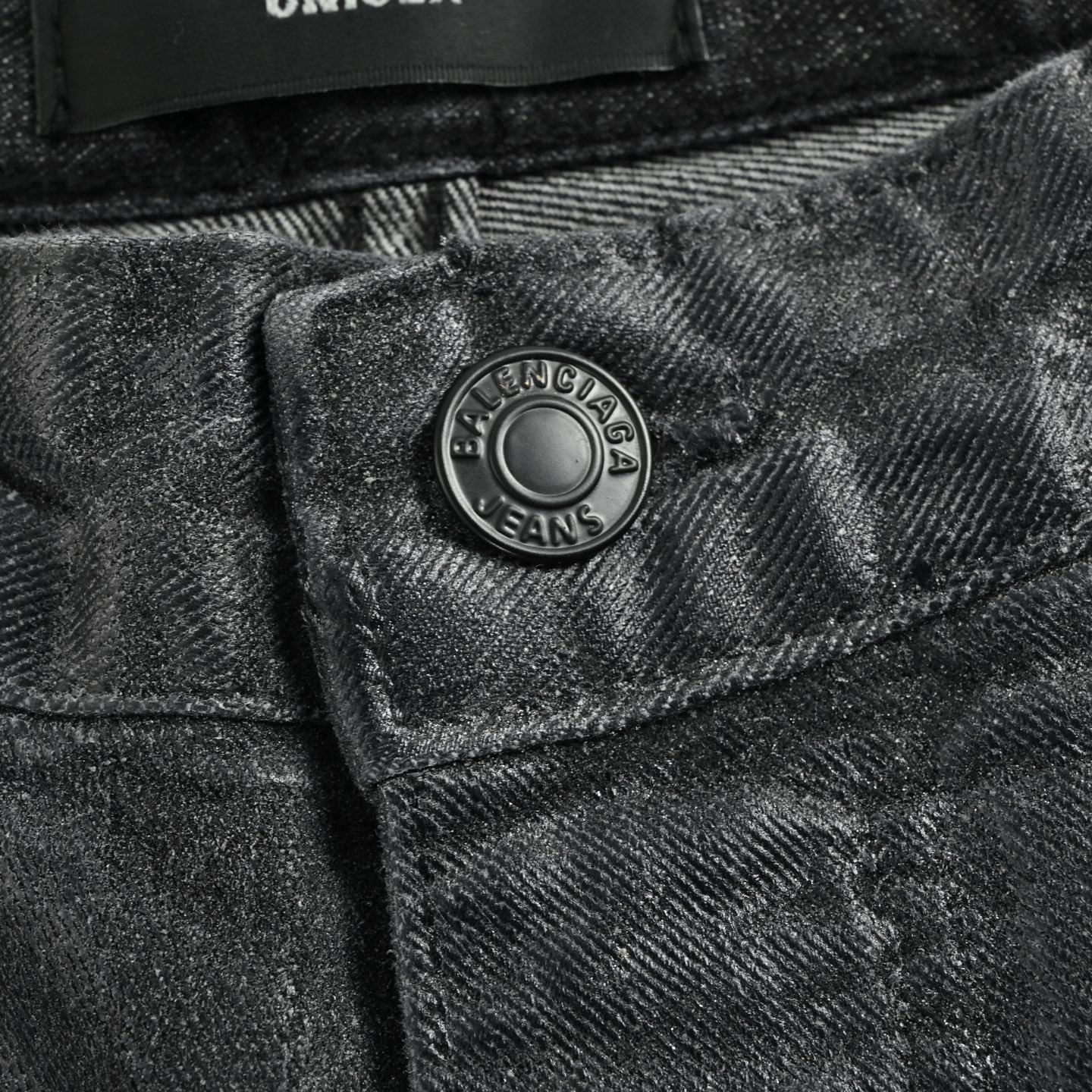 Balenciaga/巴黎世家 油蜡工装牛仔裤