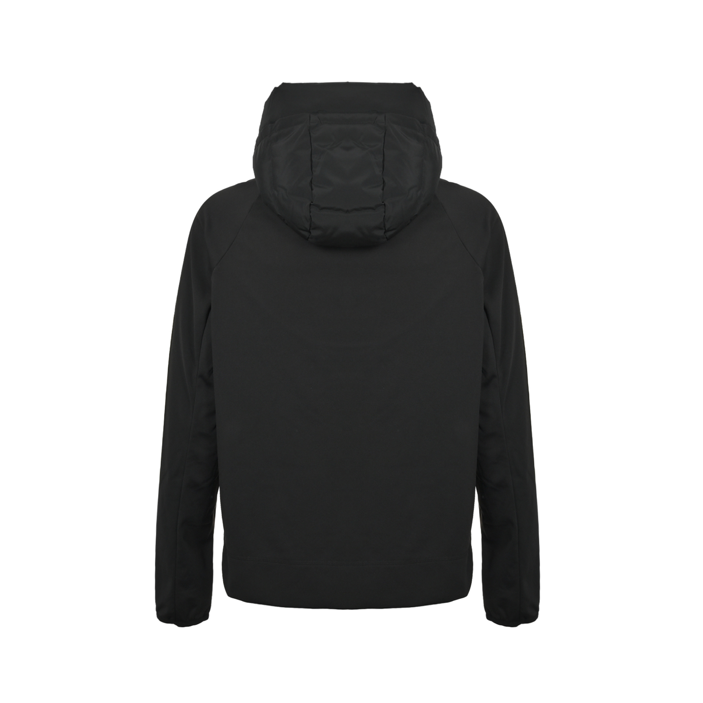 Moncler & RICK OWENS 蒙口RO联名款拼接袖连帽羽绒服