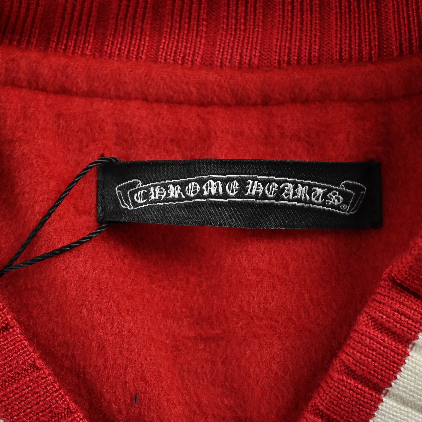 ChromeHearts/克罗心 十字架贴皮拼接棒球服夹克外套