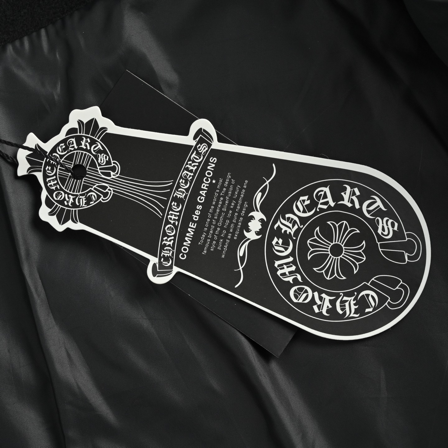 ChromeHearts/克罗心 十字架贴皮拼接棒球服夹克外套
