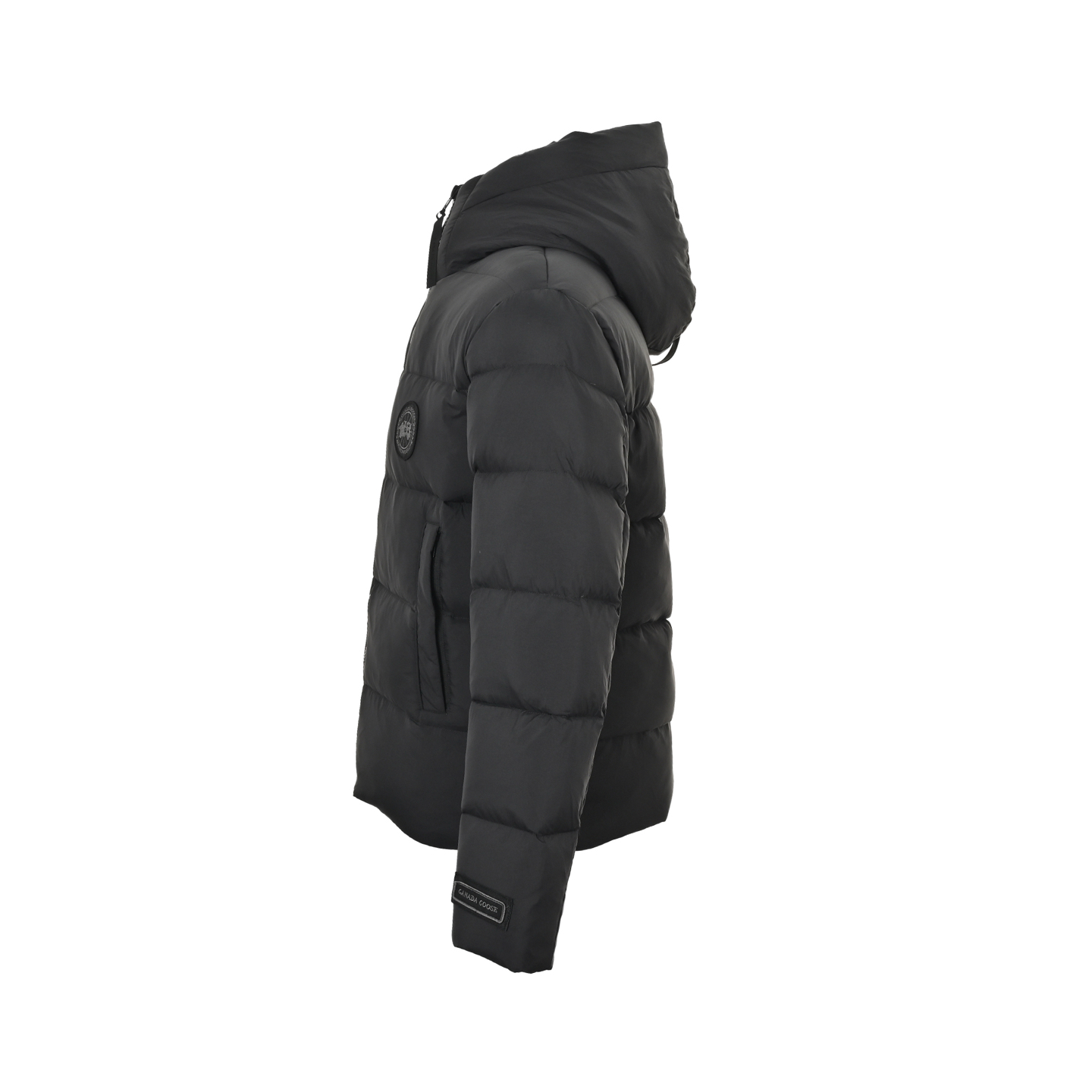 Canada Goose/加拿大鹅 黑标刺绣连帽羽绒服