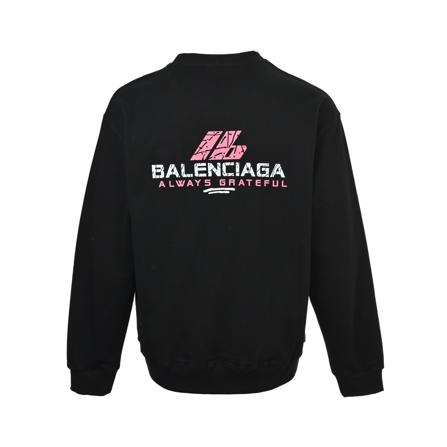 Balenciaga/巴黎世家 25Fw 裂纹印花圆领卫衣