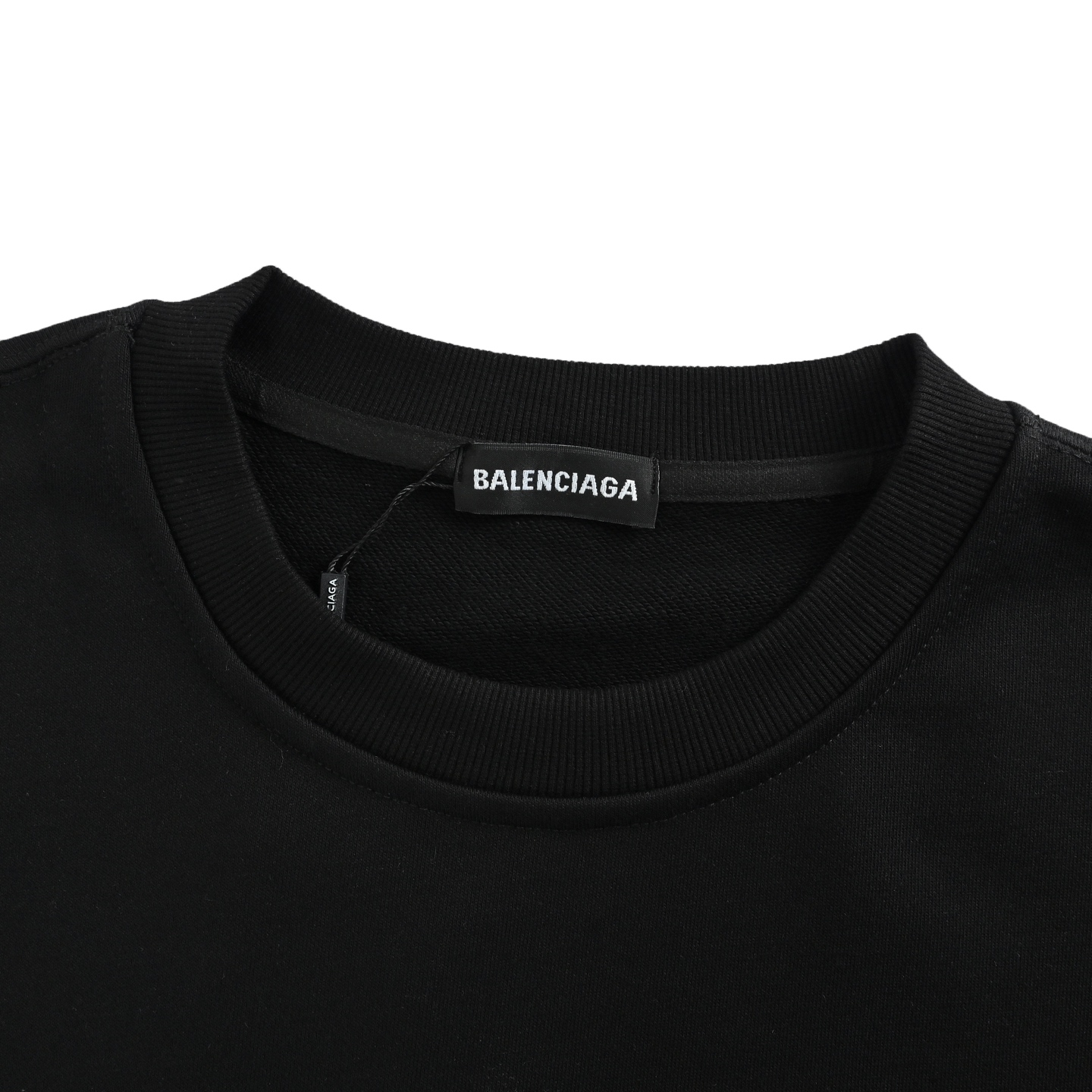 Balenciaga/巴黎世家 25Fw 裂纹印花圆领卫衣
