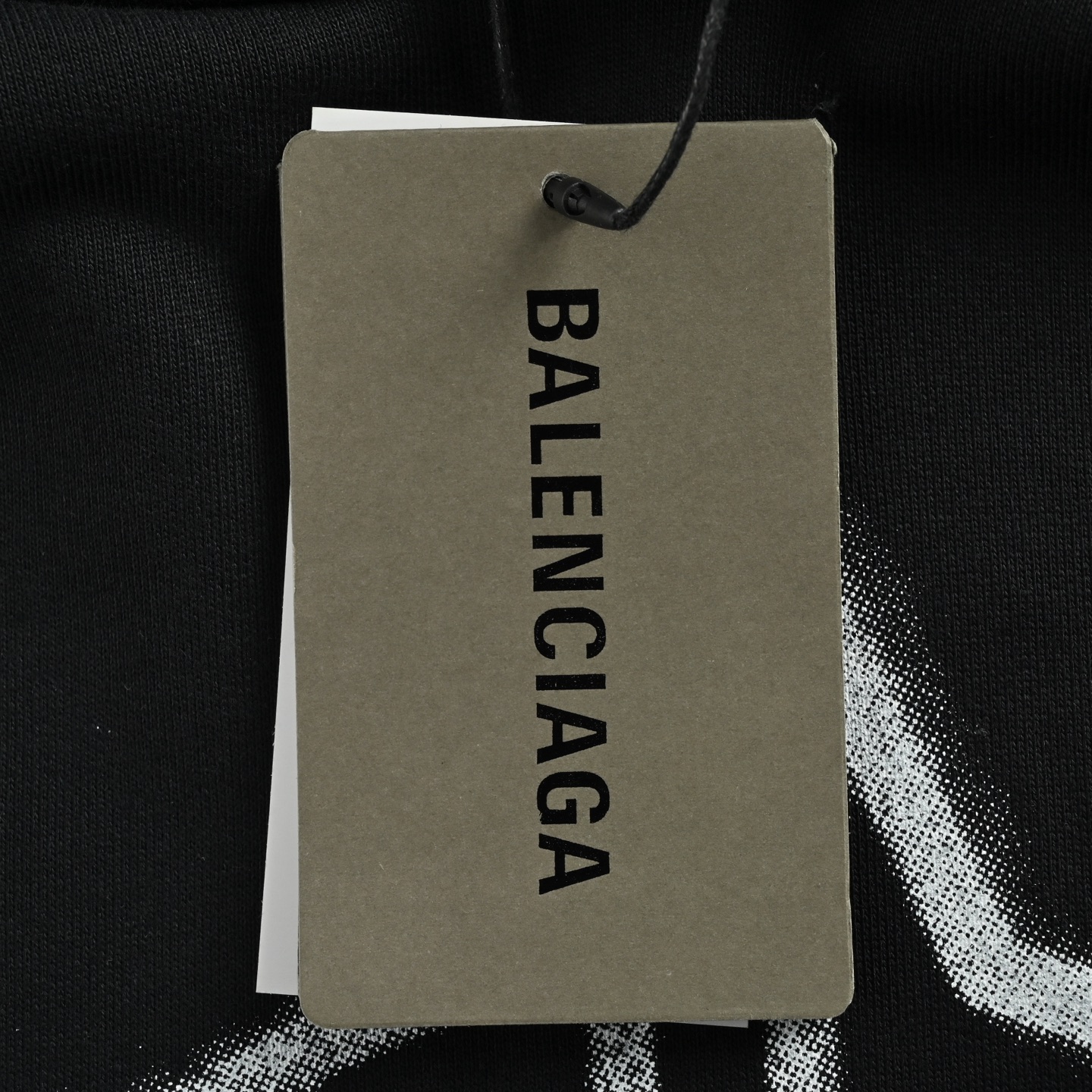 Balenciaga/巴黎世家 24Fw 铁塔夜景水洗做旧连帽卫衣