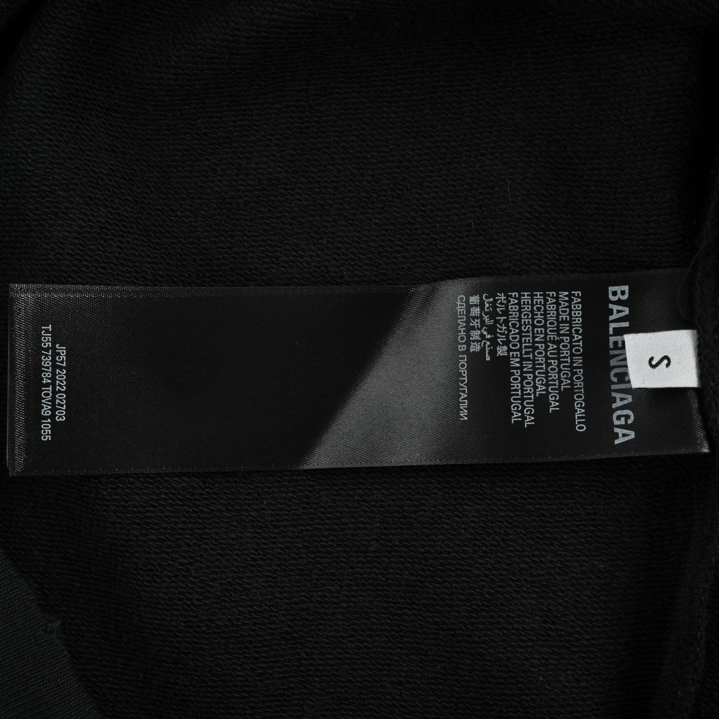 Balenciaga/巴黎世家 24Fw 铁塔夜景水洗做旧连帽卫衣