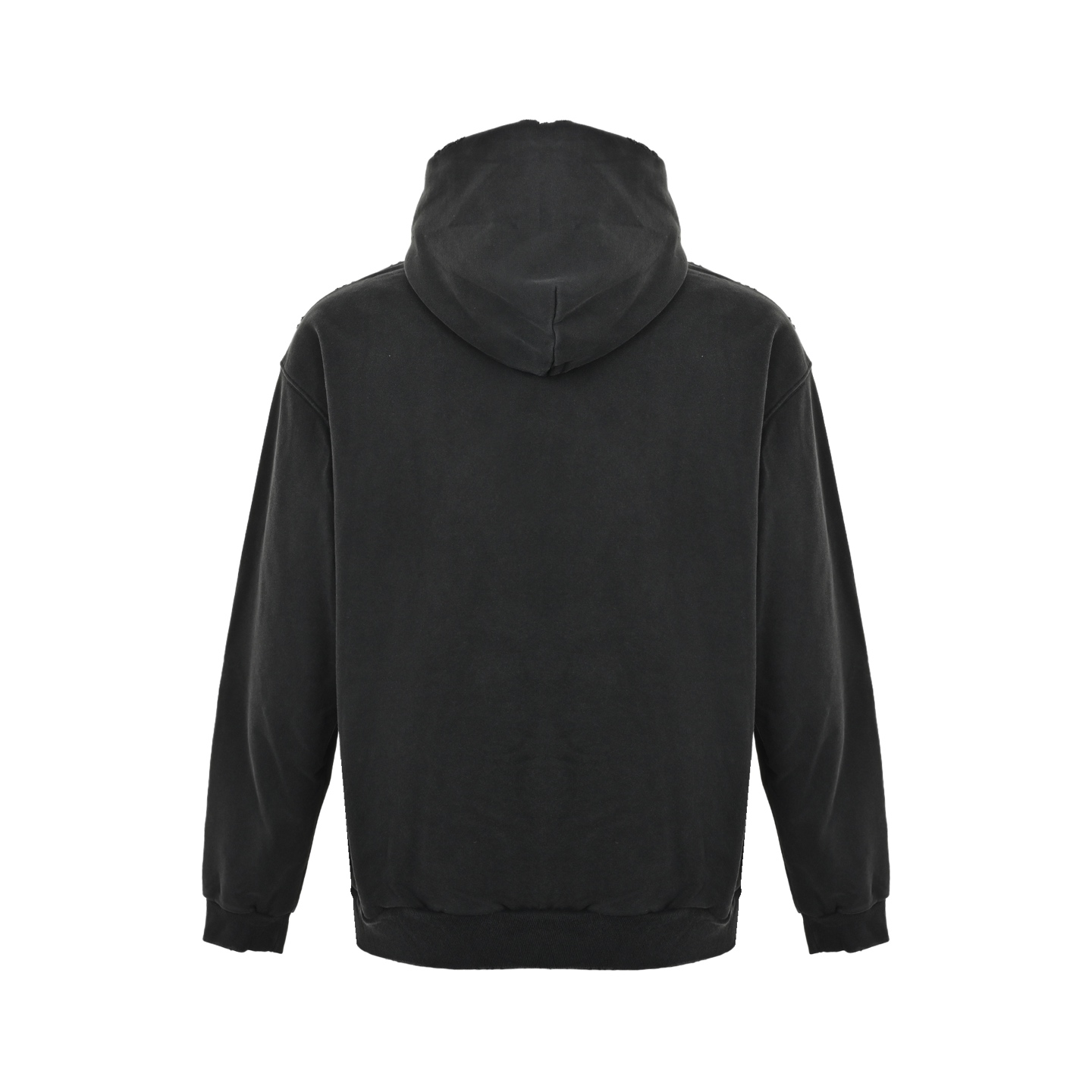 Balenciaga/巴黎世家 麦穗双B刺绣做旧连帽卫衣