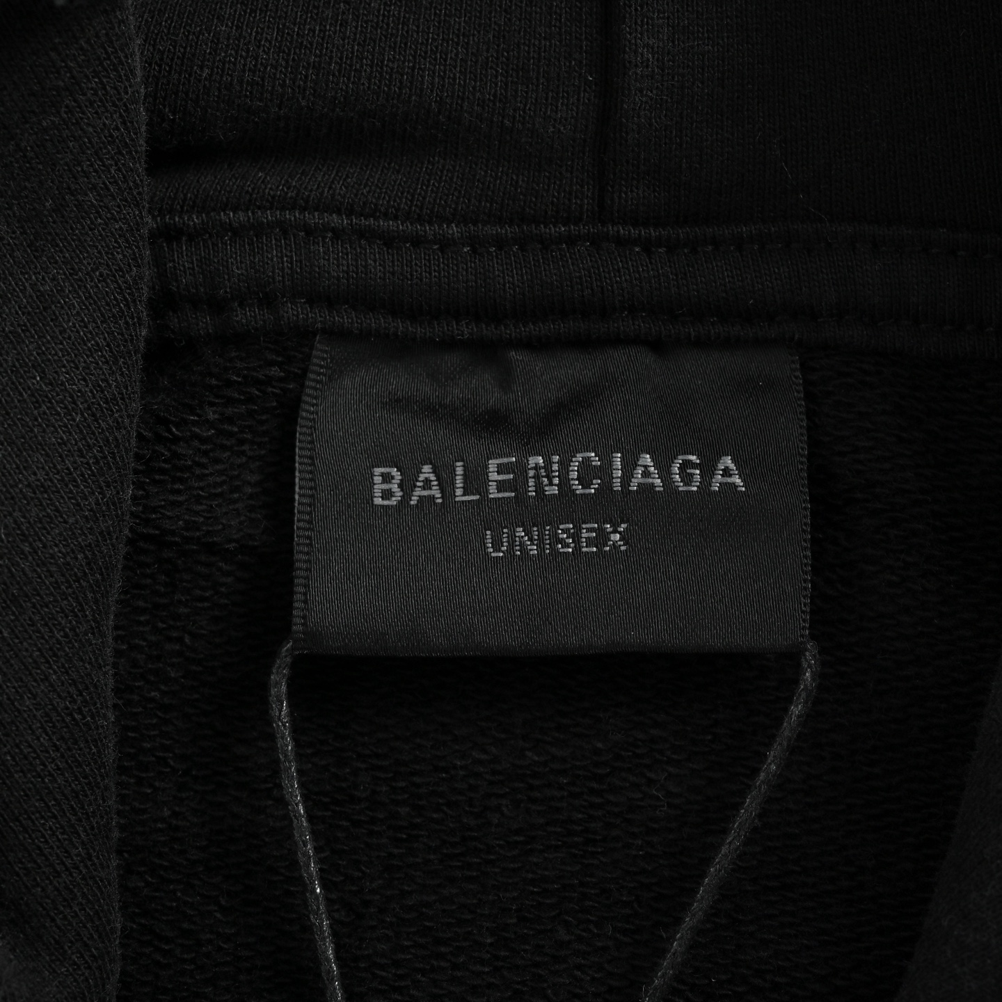 Balenciaga/巴黎世家 麦穗双B刺绣做旧连帽卫衣
