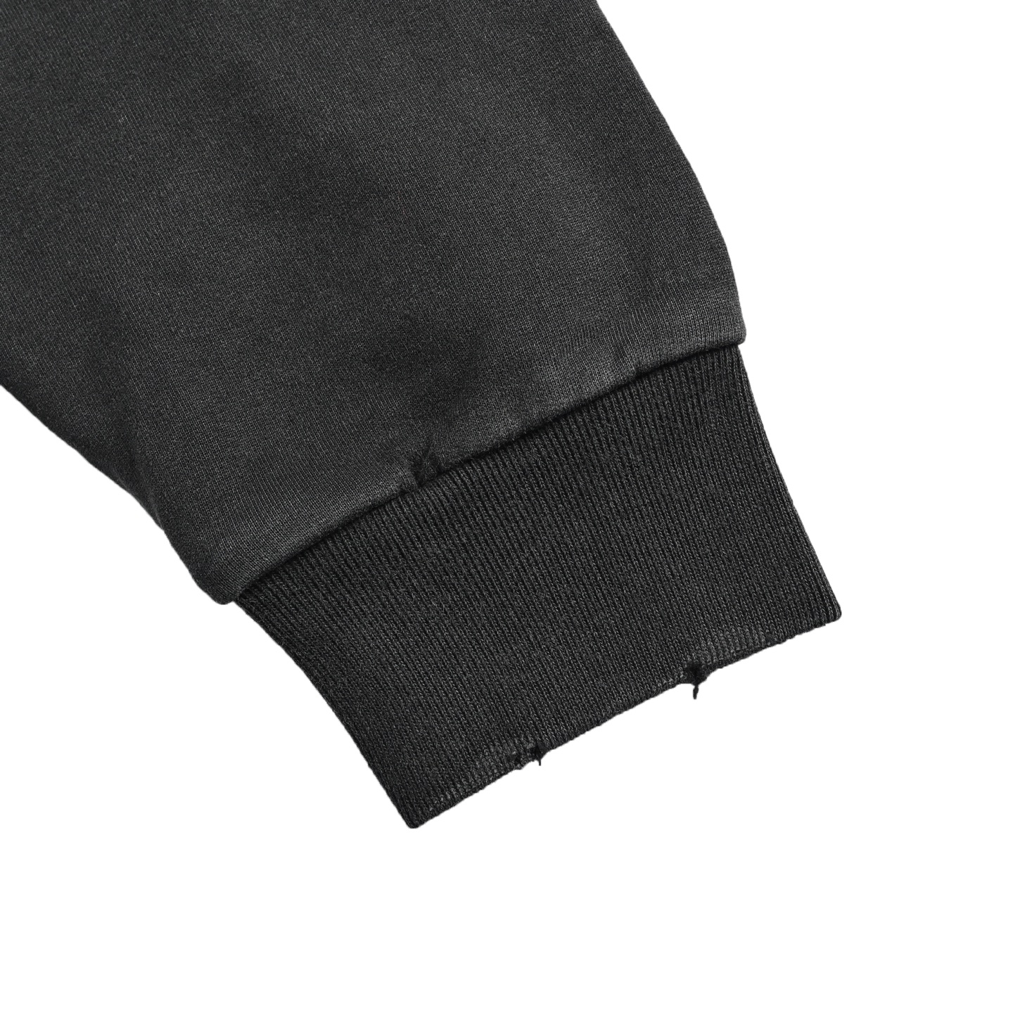 Balenciaga/巴黎世家 麦穗双B刺绣做旧连帽卫衣