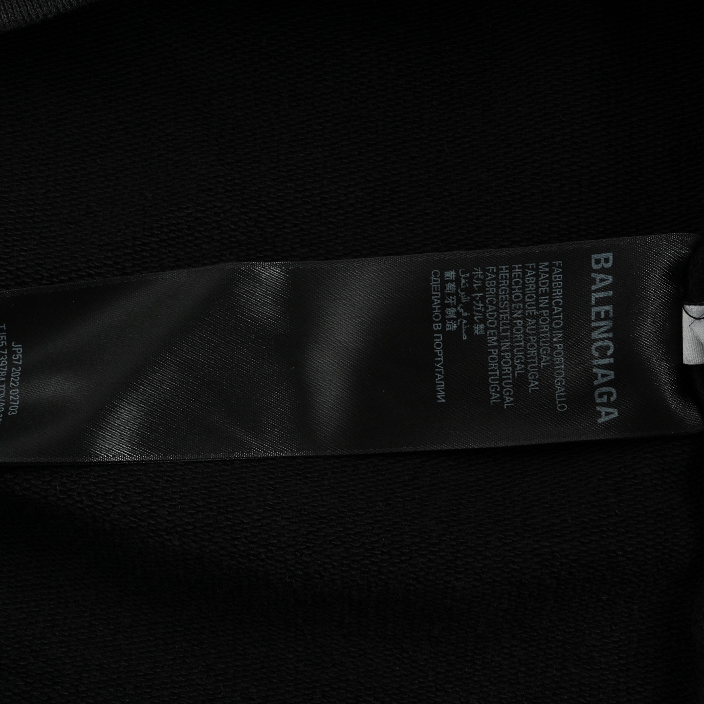 Balenciaga/巴黎世家 麦穗双B刺绣做旧连帽卫衣