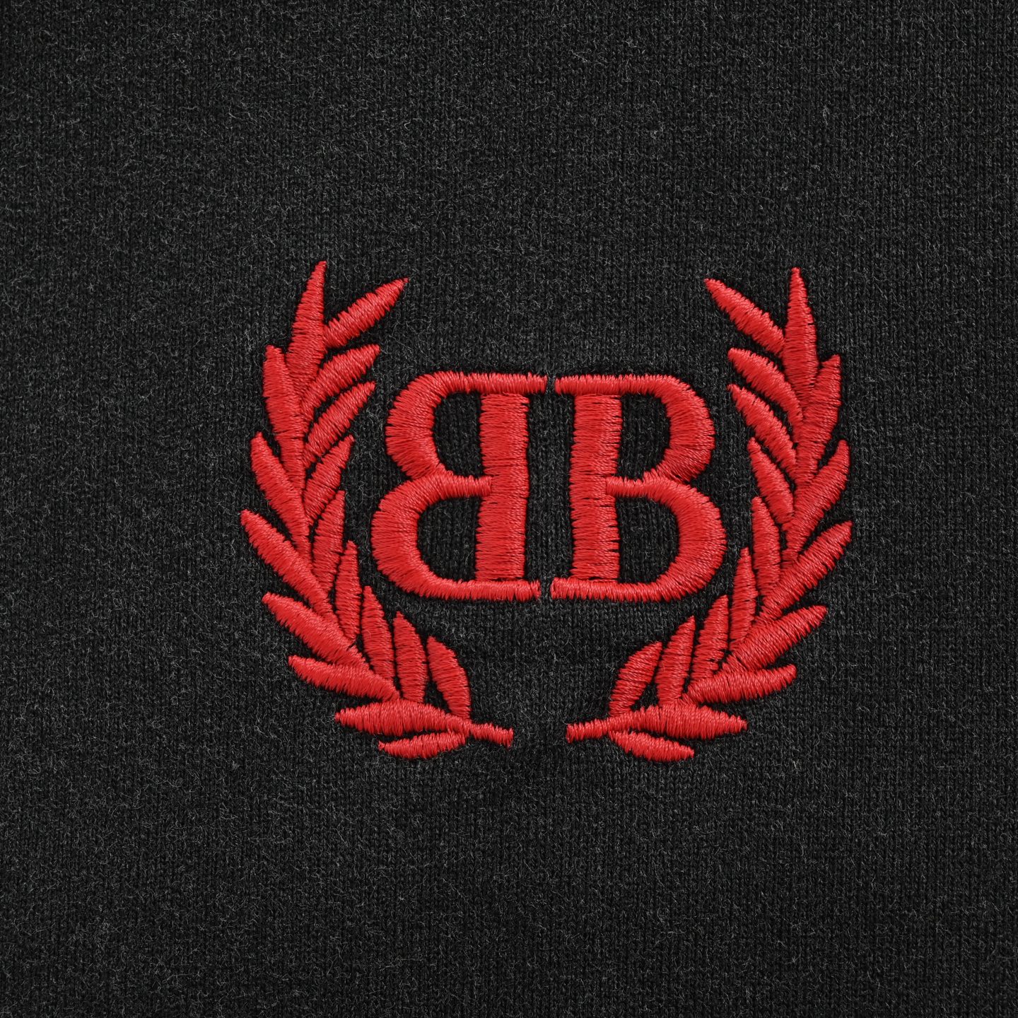 Balenciaga/巴黎世家 麦穗双B刺绣做旧连帽卫衣