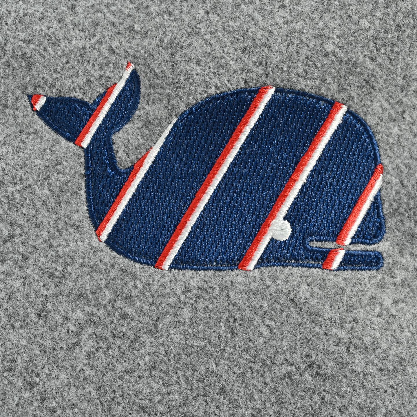 Thom Browne/汤姆布朗 多元素刺绣四杠棒球服夹克外套