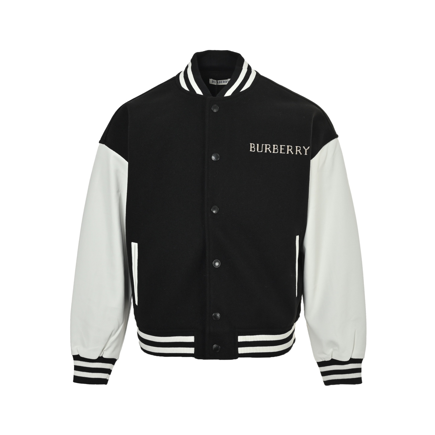 Burberry/巴宝莉 格子战马LOGO棒球服夹克外套