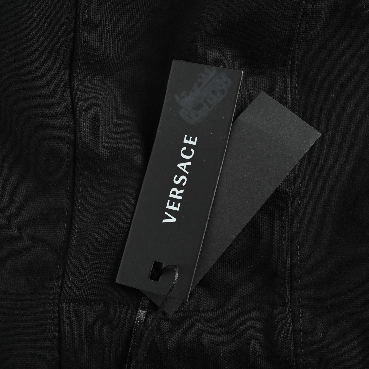 VERSACE/范思哲 纯色胸扣连帽卫衣
