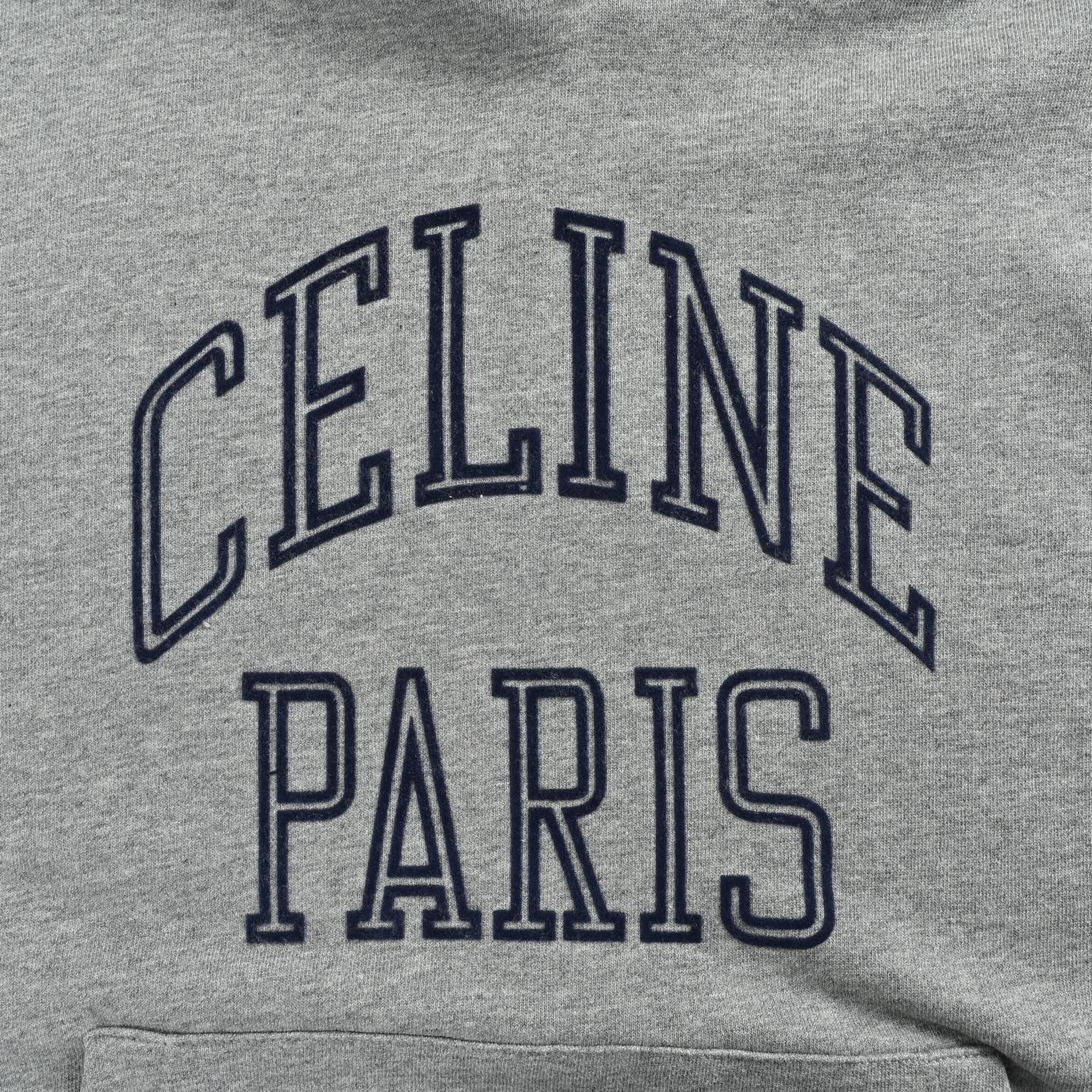 Celine/赛琳 胸前植绒刺绣连帽卫衣