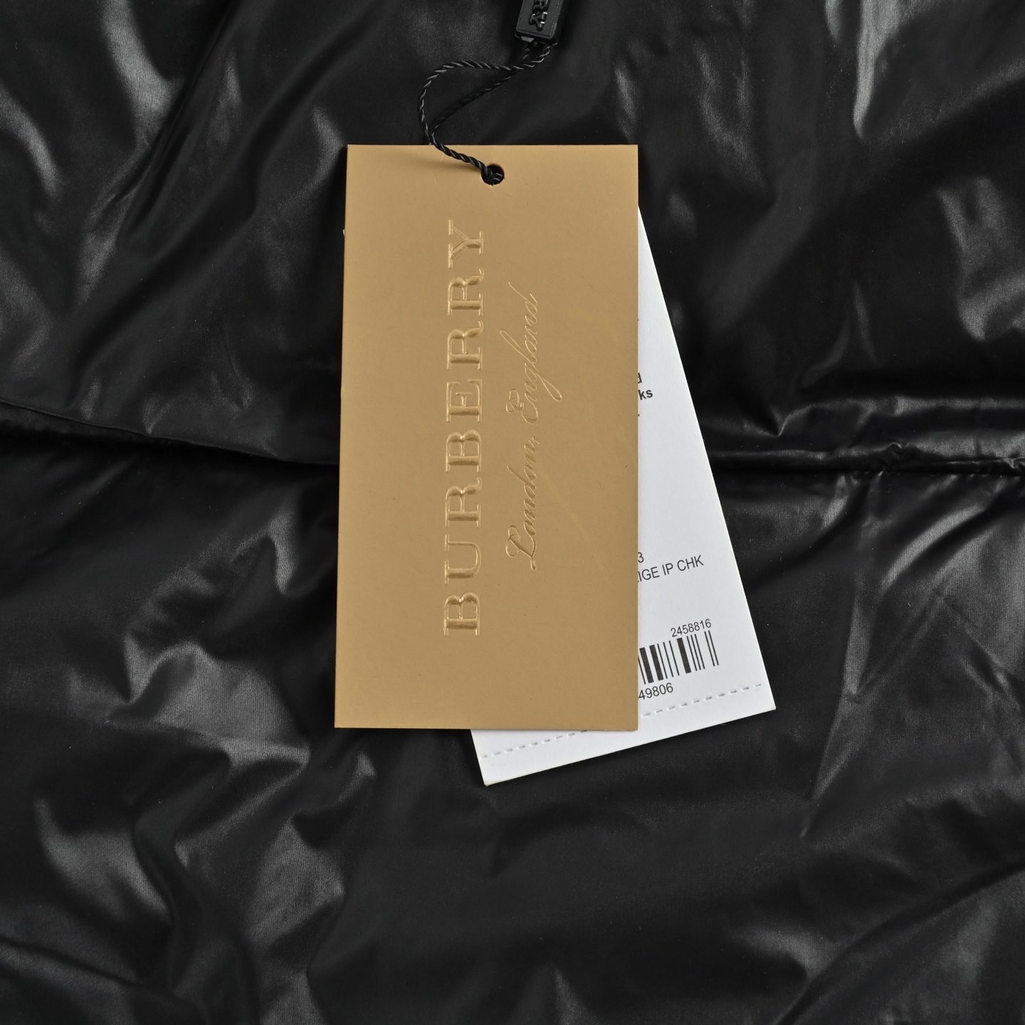 Burberry/巴宝莉 撞色胶条字母logo徽标连帽羽绒服