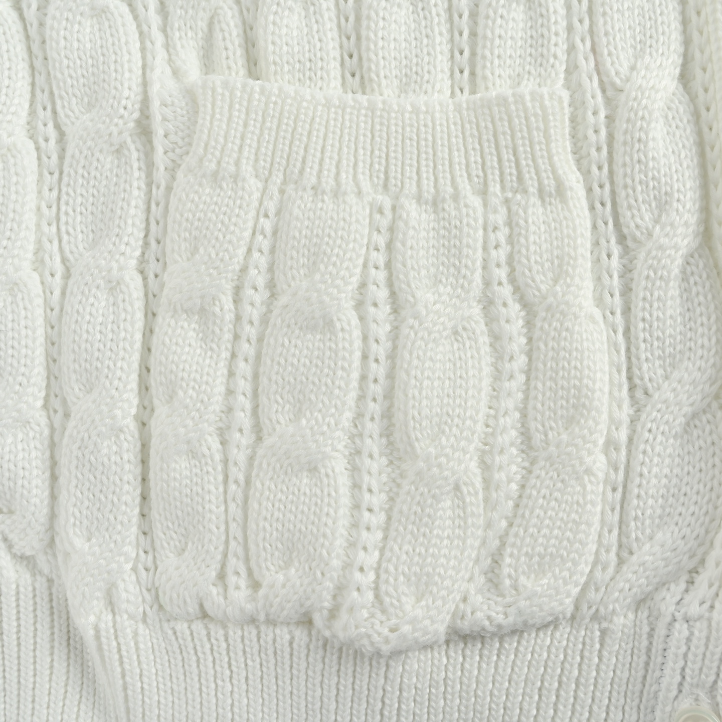 Thom Browne/汤姆布朗 粗针麻花针织开衫毛衣 THOM BROWNE 汤姆布朗 .TB经典袖子四条纹针织粗针麻花针织开衫毛衣