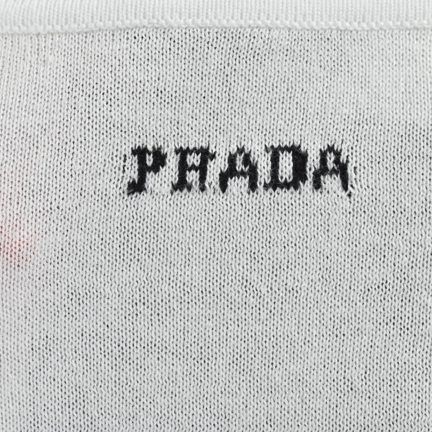 Prada 普拉达 领字提花高领毛衣 定织丝光精纺羊毛