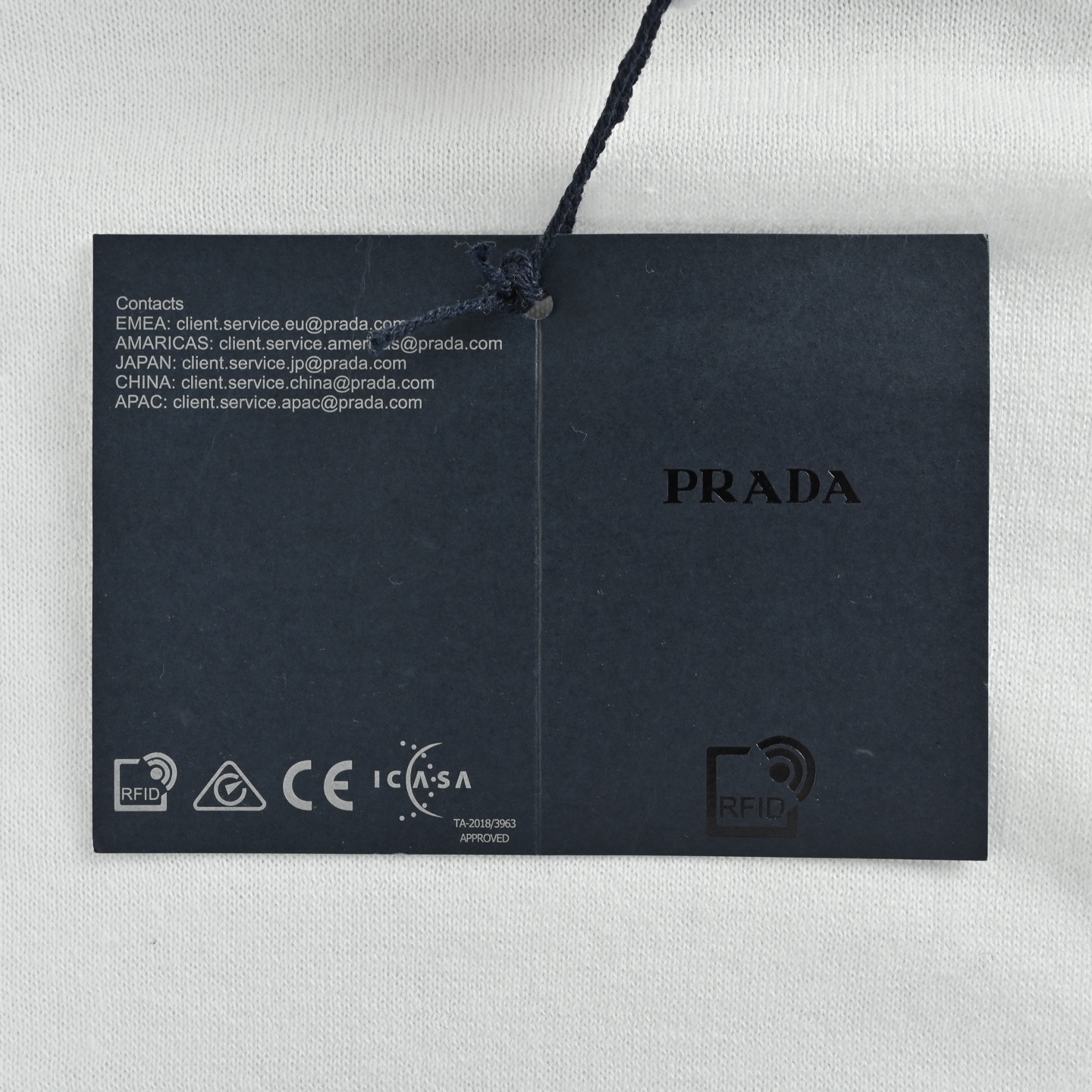 Prada 普拉达 领字提花高领毛衣 定织丝光精纺羊毛