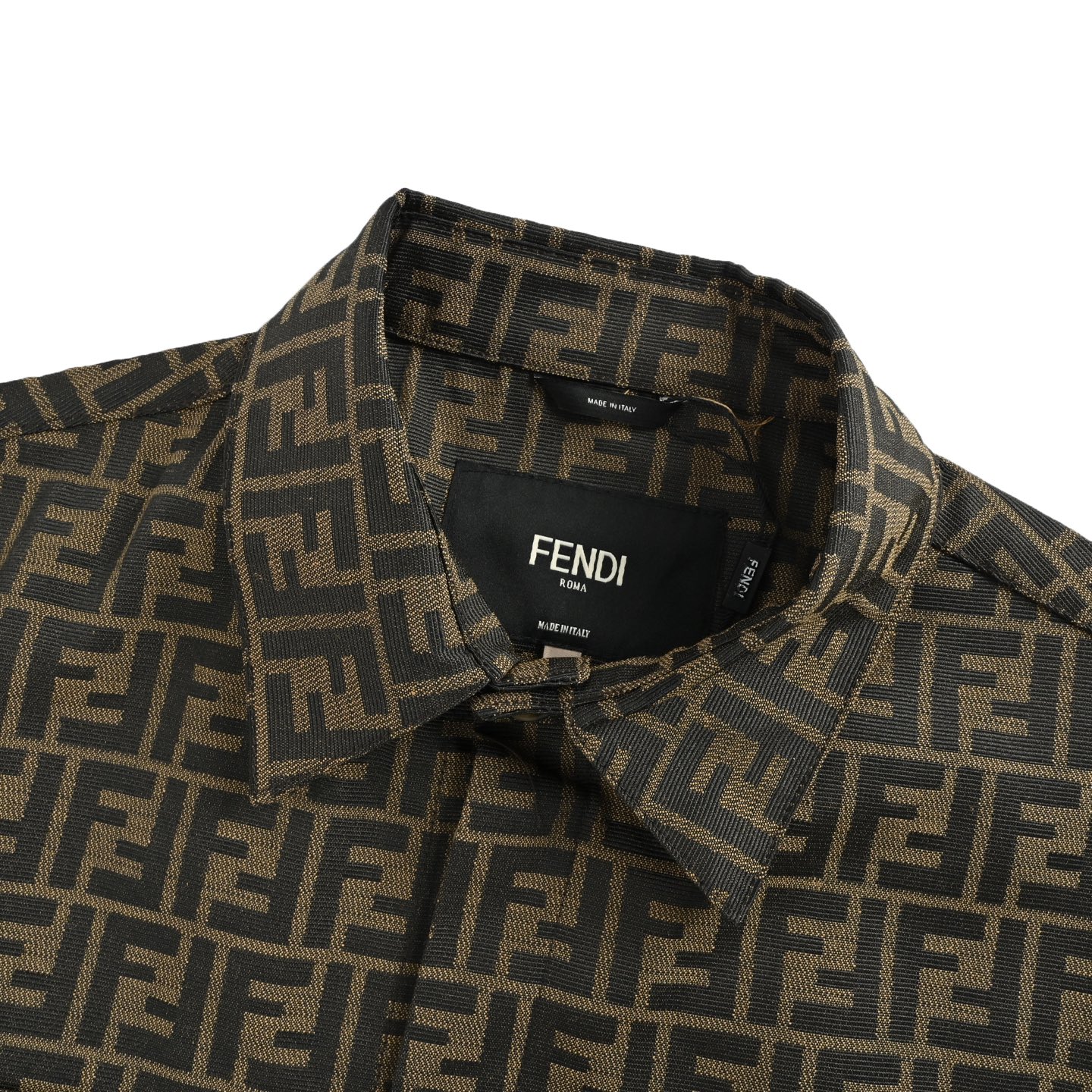 Fendi/芬迪 满印双F提花布衬衫外套