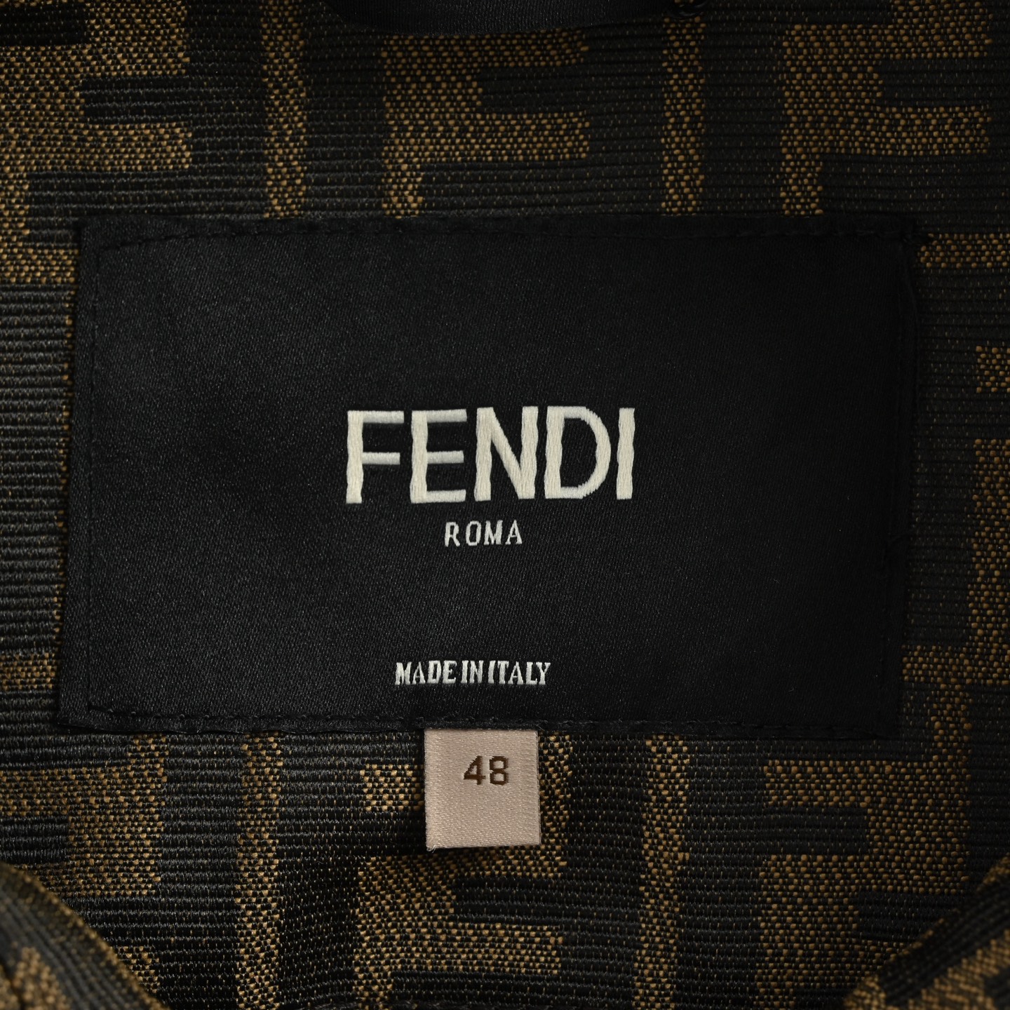 Fendi/芬迪 满印双F提花布衬衫外套