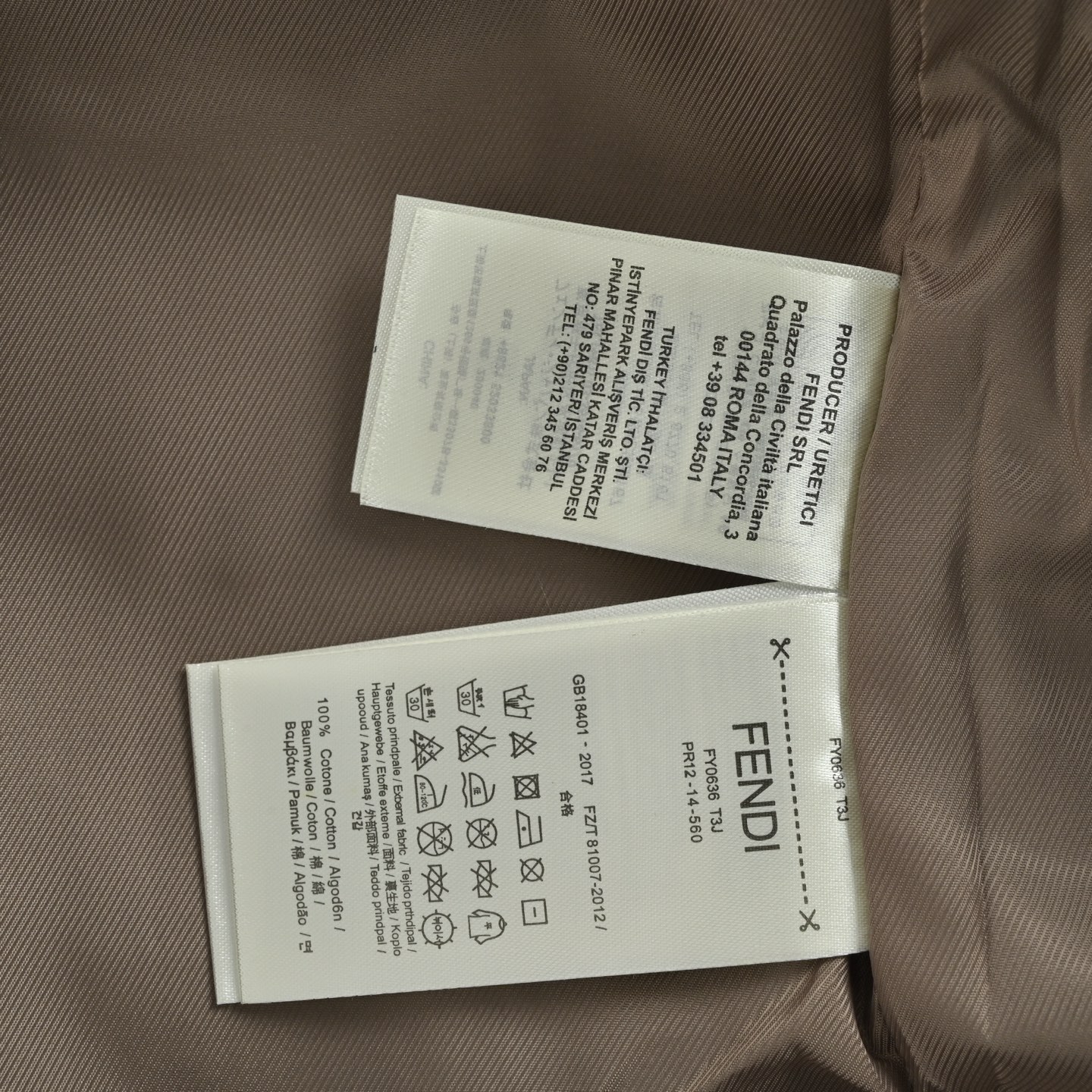 Fendi/芬迪 满印双F提花布衬衫外套