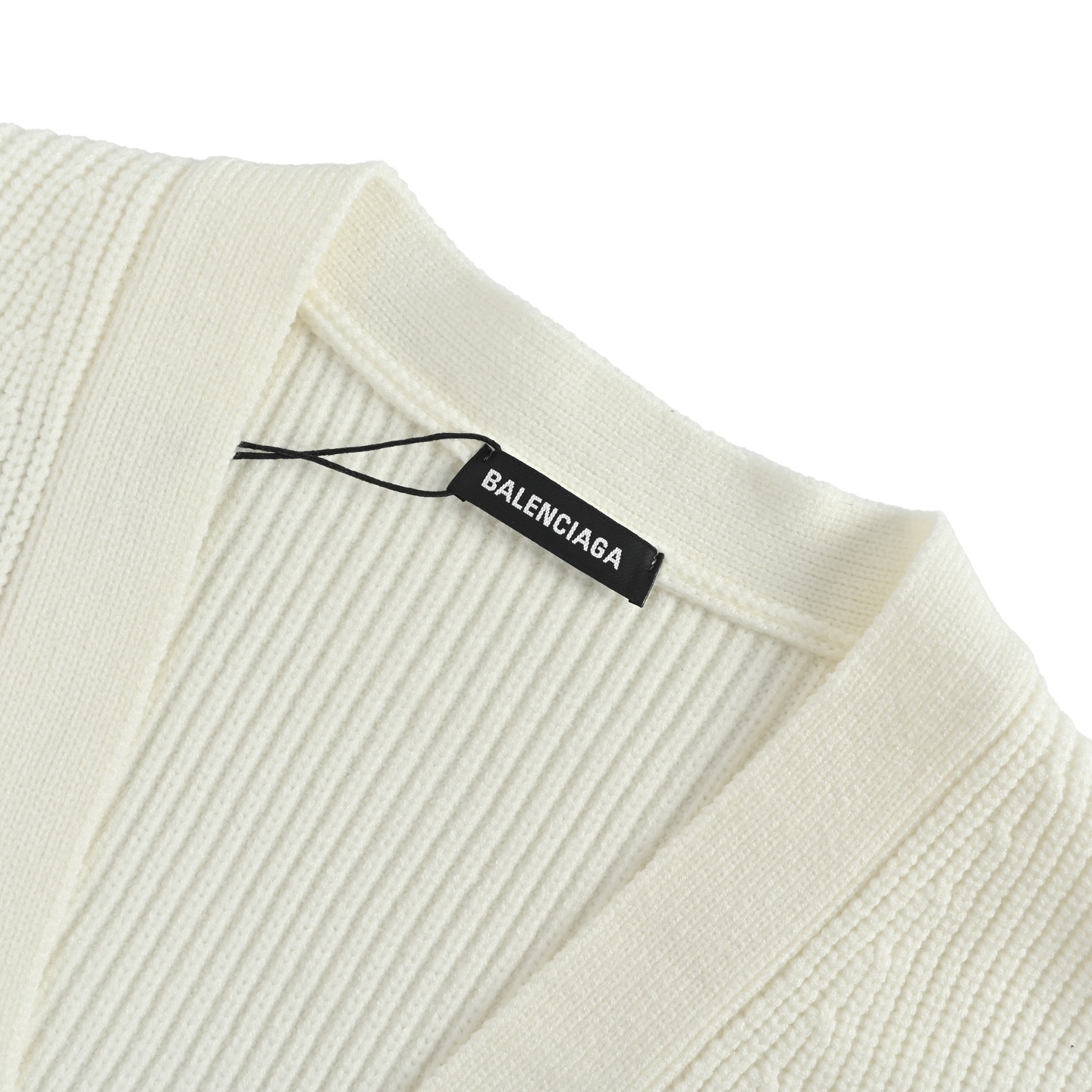 Balenciaga/巴黎世家 25Fw 袖标针织开衫毛衣