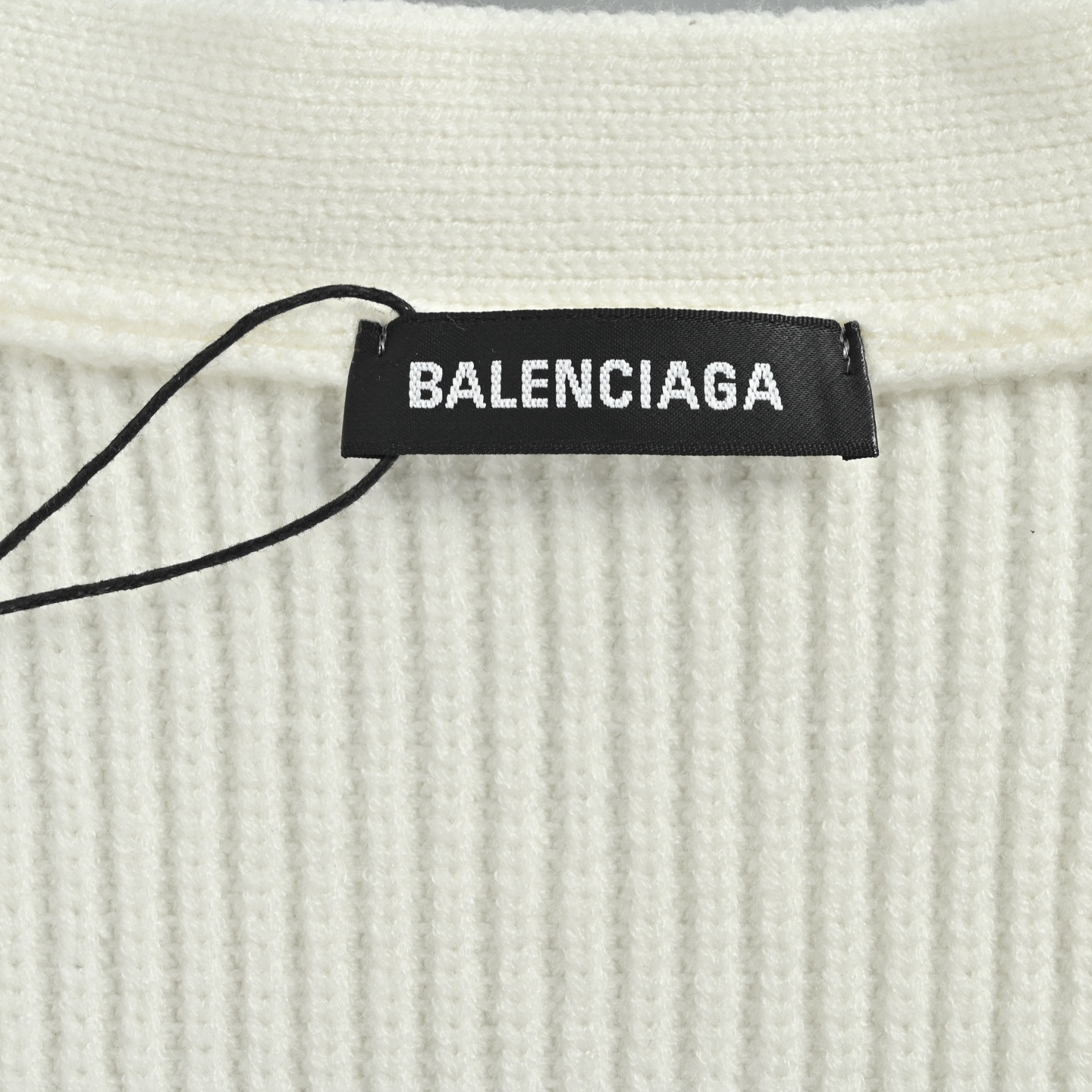 Balenciaga/巴黎世家 25Fw 袖标针织开衫毛衣