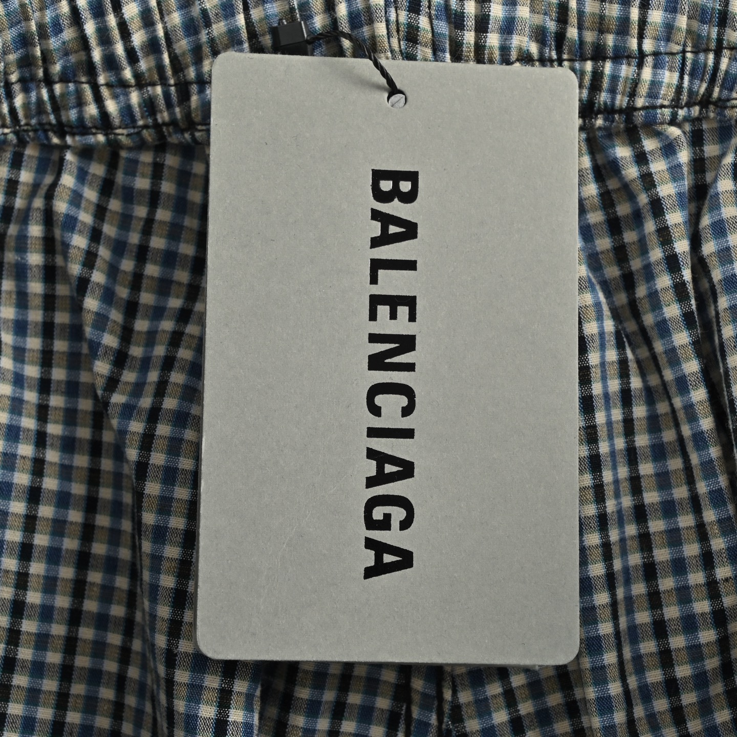 Balenciaga/巴黎世家 25Fw 秀场格子长裤