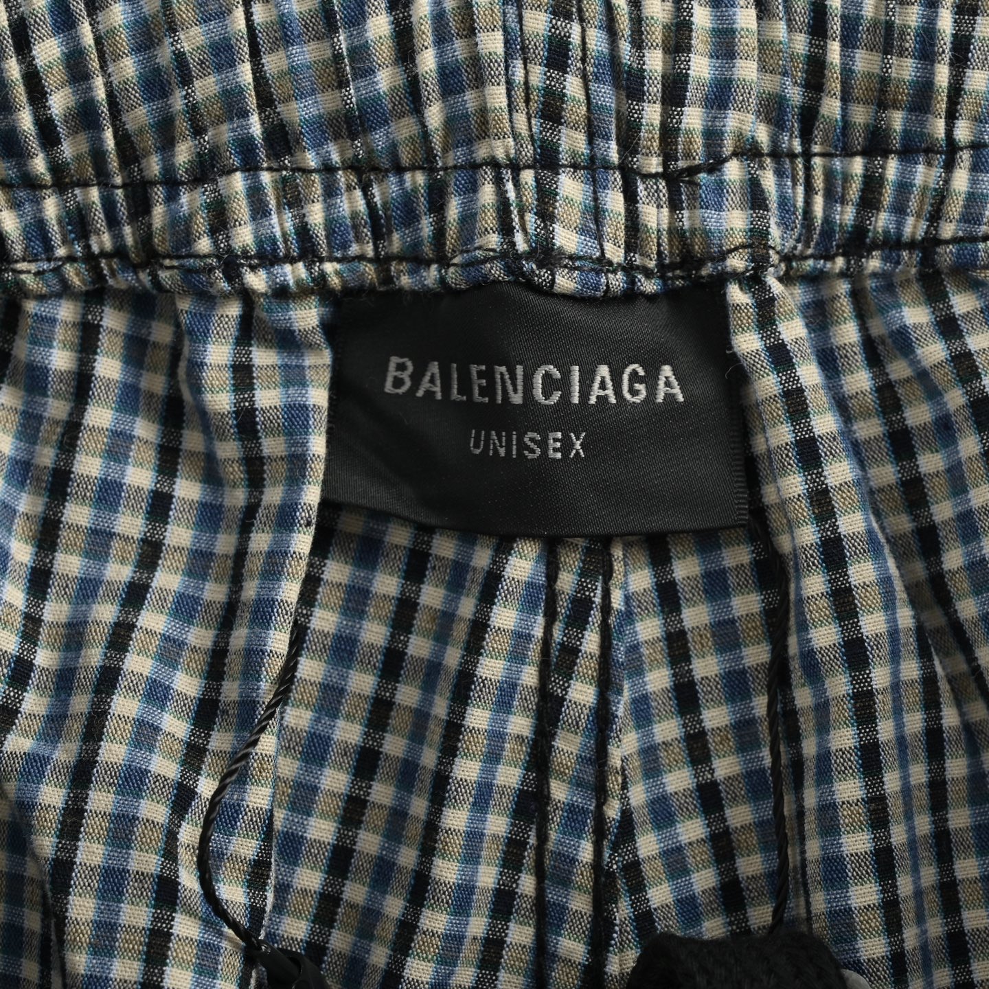 Balenciaga/巴黎世家 25Fw 秀场格子长裤