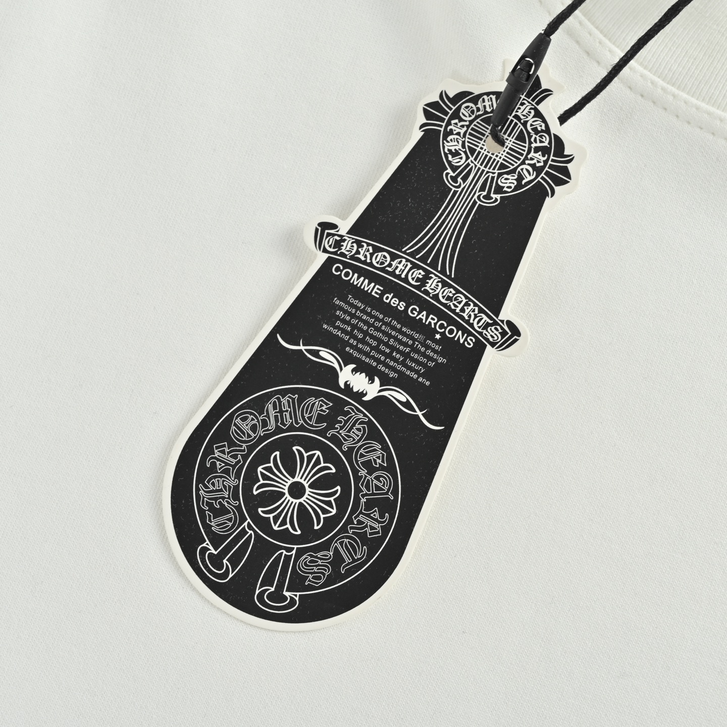 Chrome Hearts/克罗心 25Fw 暗纹十字架马蹄刺绣长袖T恤