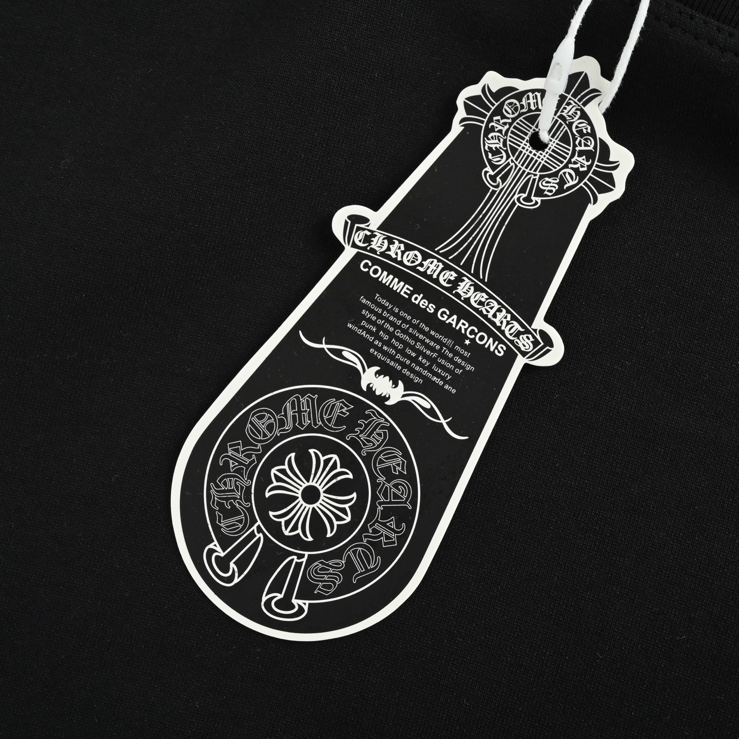 Chrome Hearts/克罗心 25Fw 暗纹十字架马蹄刺绣长袖T恤-莆田鞋,莆田鞋货源,高仿鞋,高仿鞋货源,安福档口,莆田高仿鞋,莆田鞋批发,高仿鞋批发,莆田高仿运动鞋,高仿运动鞋,莆田运动鞋 Chrome Hearts/克罗心 25Fw 暗纹十字架马蹄刺绣长袖T恤