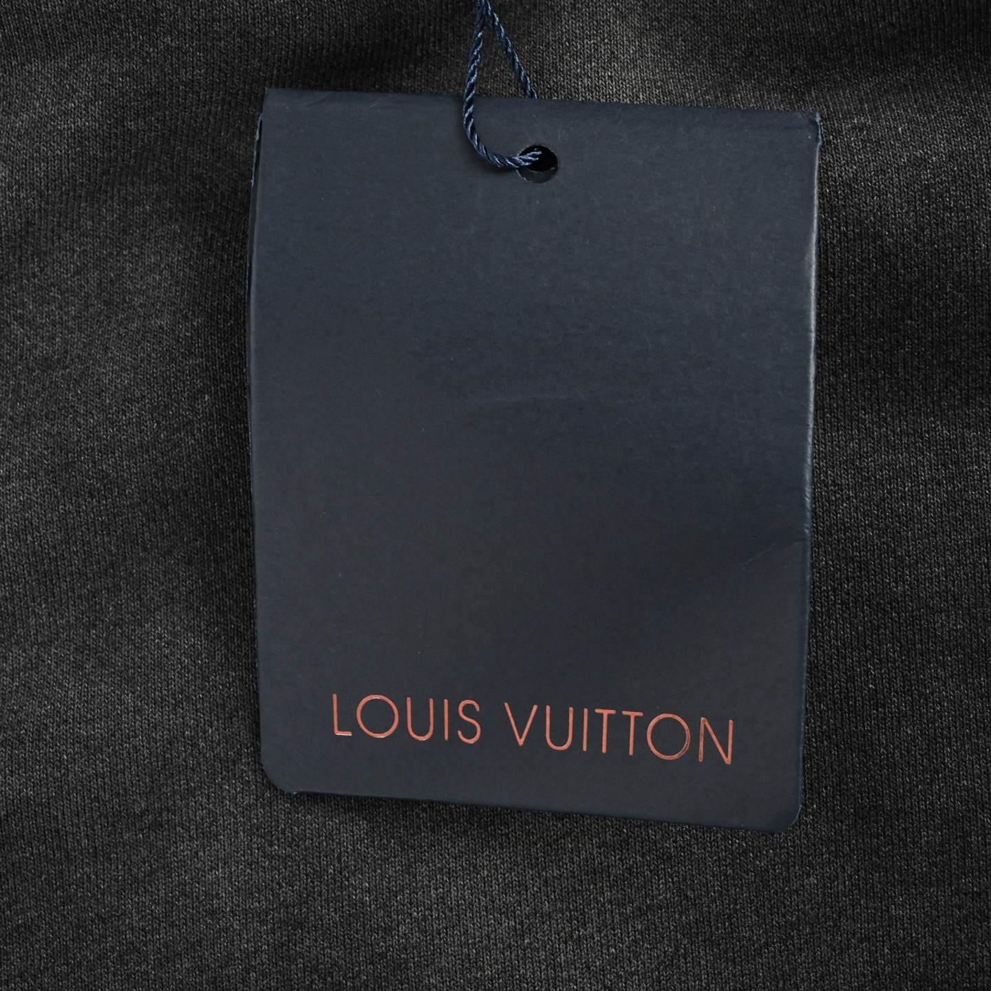 Louis Vuitton/路易威登 云朵logo裁剪贴布刺绣水洗连帽卫衣 美式酸洗做旧激光烧花贴布绣 水洗黑 水洗白