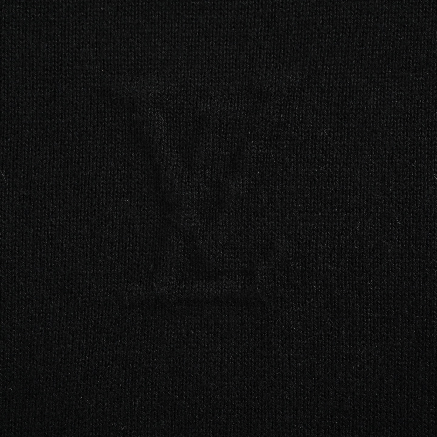 Louis Vuitton/路易威登 浮雕压纹字母logo拉链针织翻领外套黑色 藏蓝