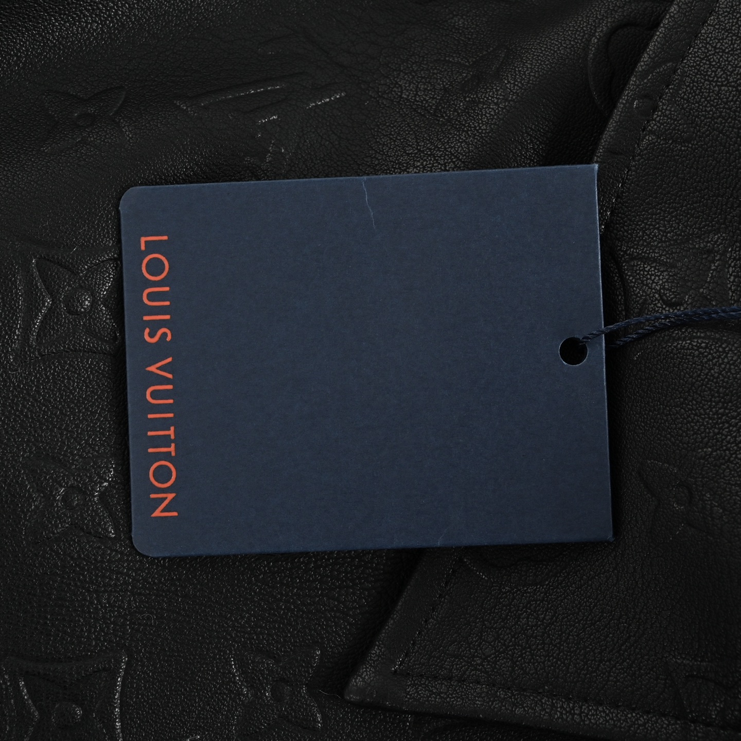 Louis Vuitton/路易威登 25ss满印压花皮质拼接外套夹克皮衣