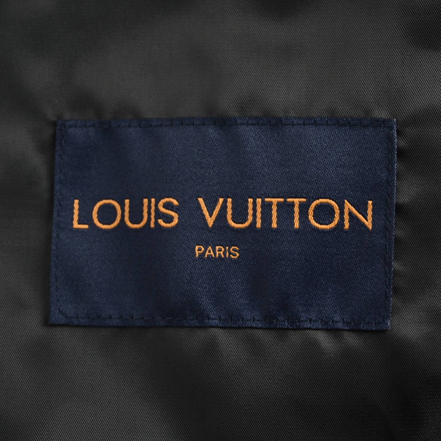 Louis Vuitton/路易威登 25ss满印压花皮质拼接外套夹克皮衣