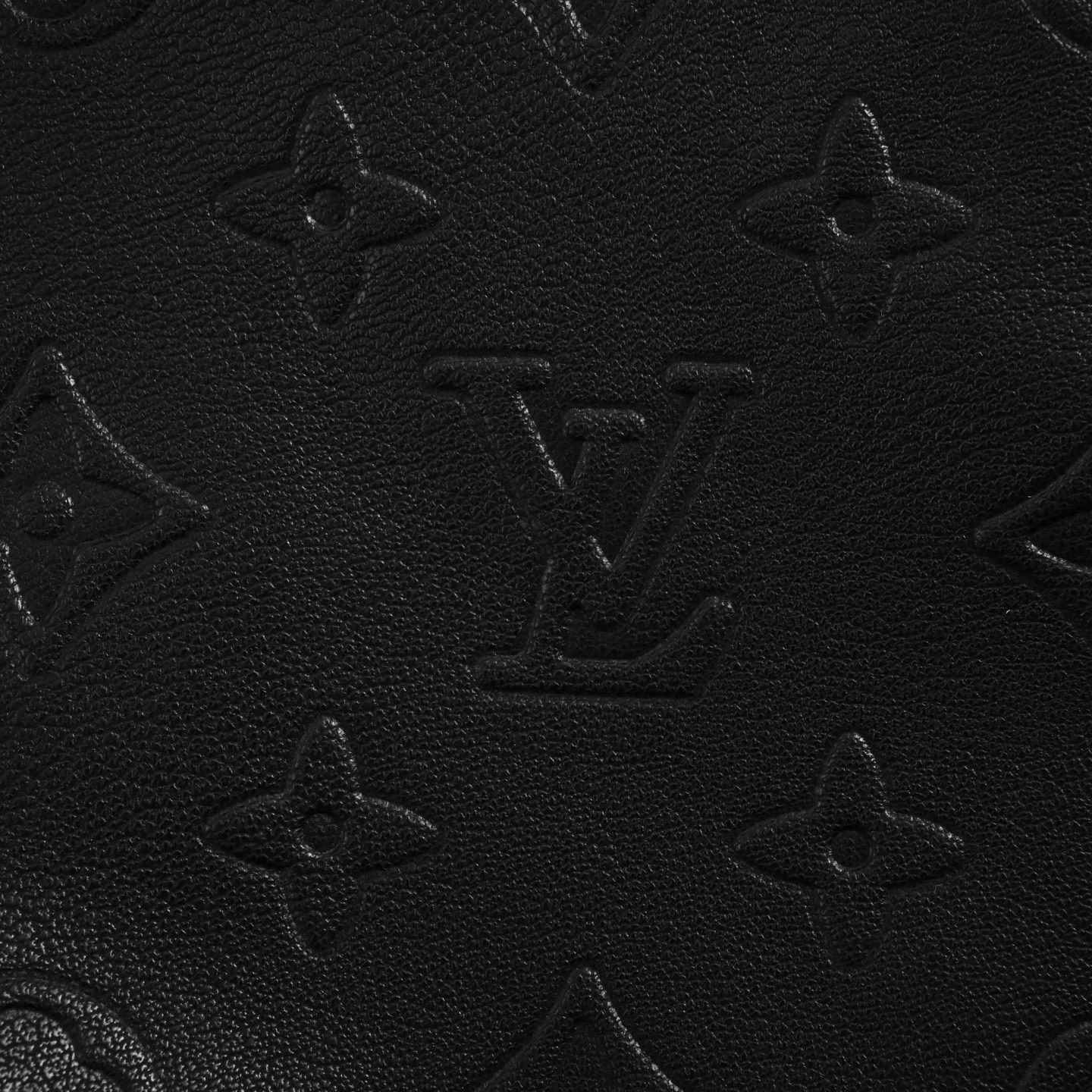 Louis Vuitton/路易威登 25ss满印压花皮质拼接外套夹克皮衣