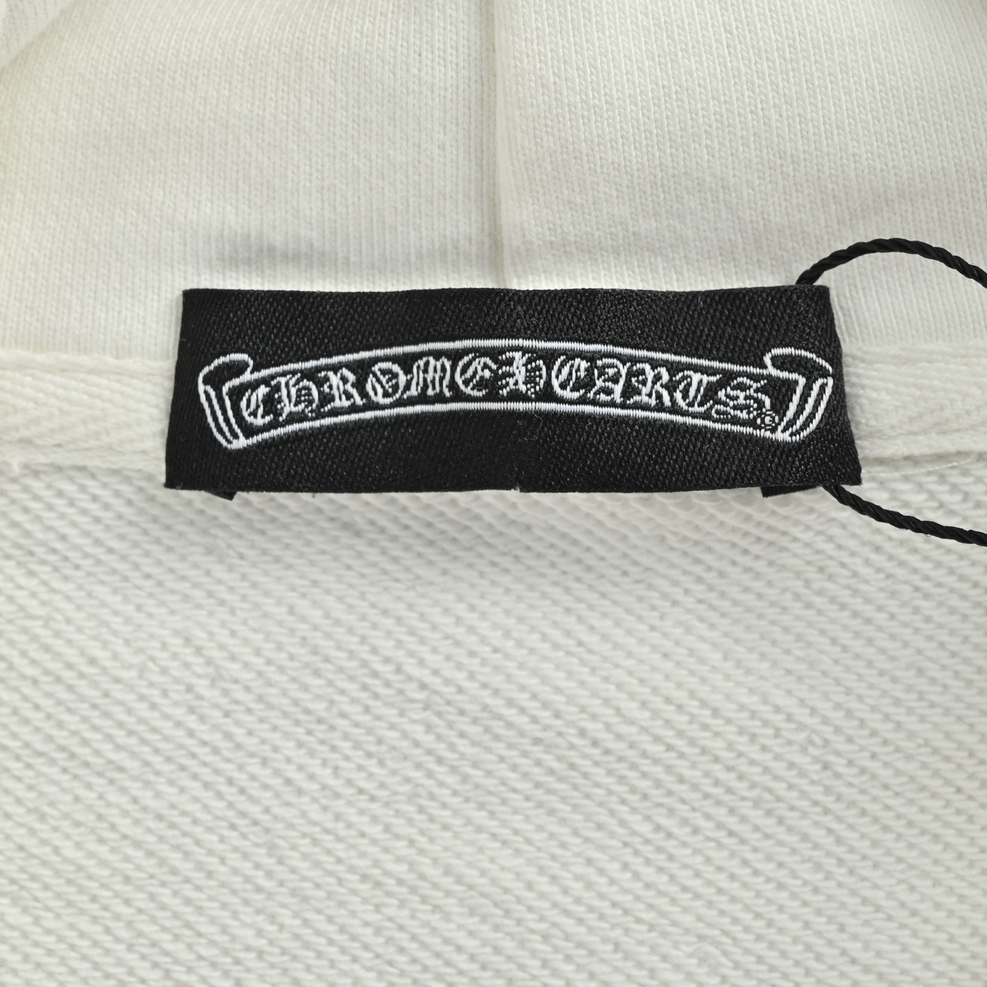 Chrome Hearts 克罗心 马蹄标识贴布刺绣水洗烧花连帽卫衣