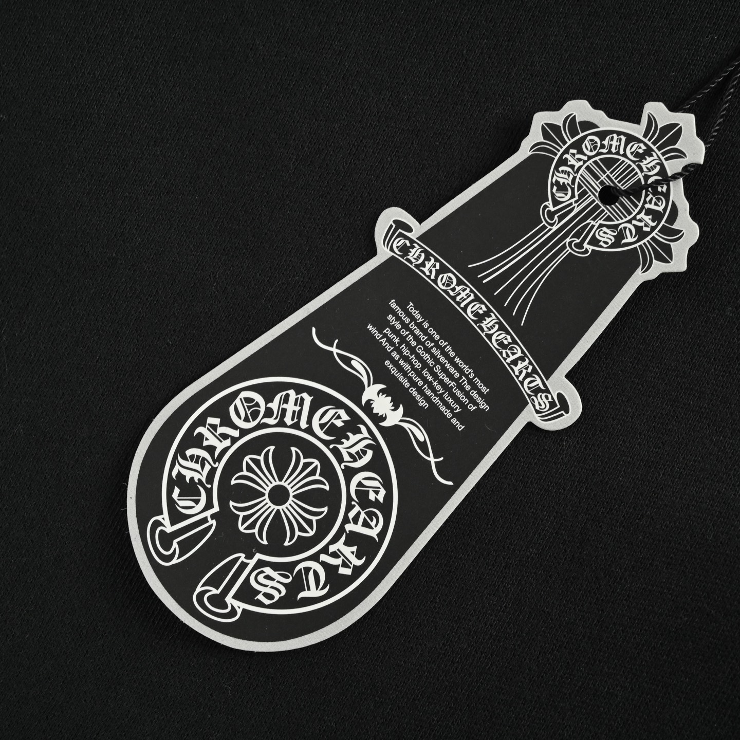 Chrome Hearts/克罗心 25Fw 螺旋十字架连帽卫衣
