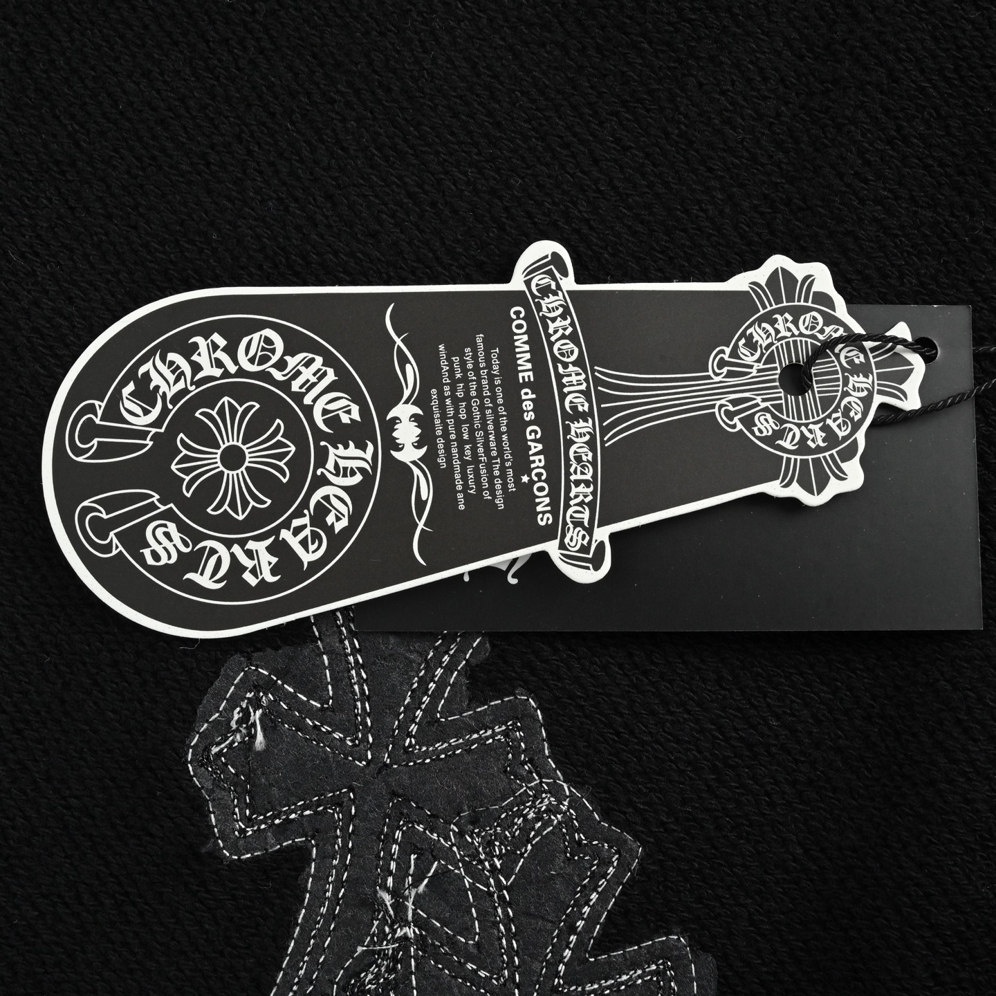 Chrome Hearts/克罗心 25Fw 重工做旧新款涂鸦拉链外套 黑色