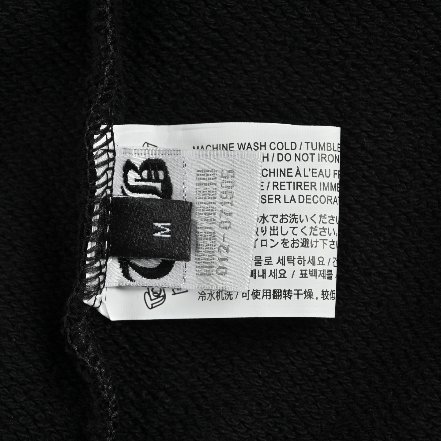 Chrome Hearts/克罗心 25Fw 重工做旧新款涂鸦拉链外套 黑色