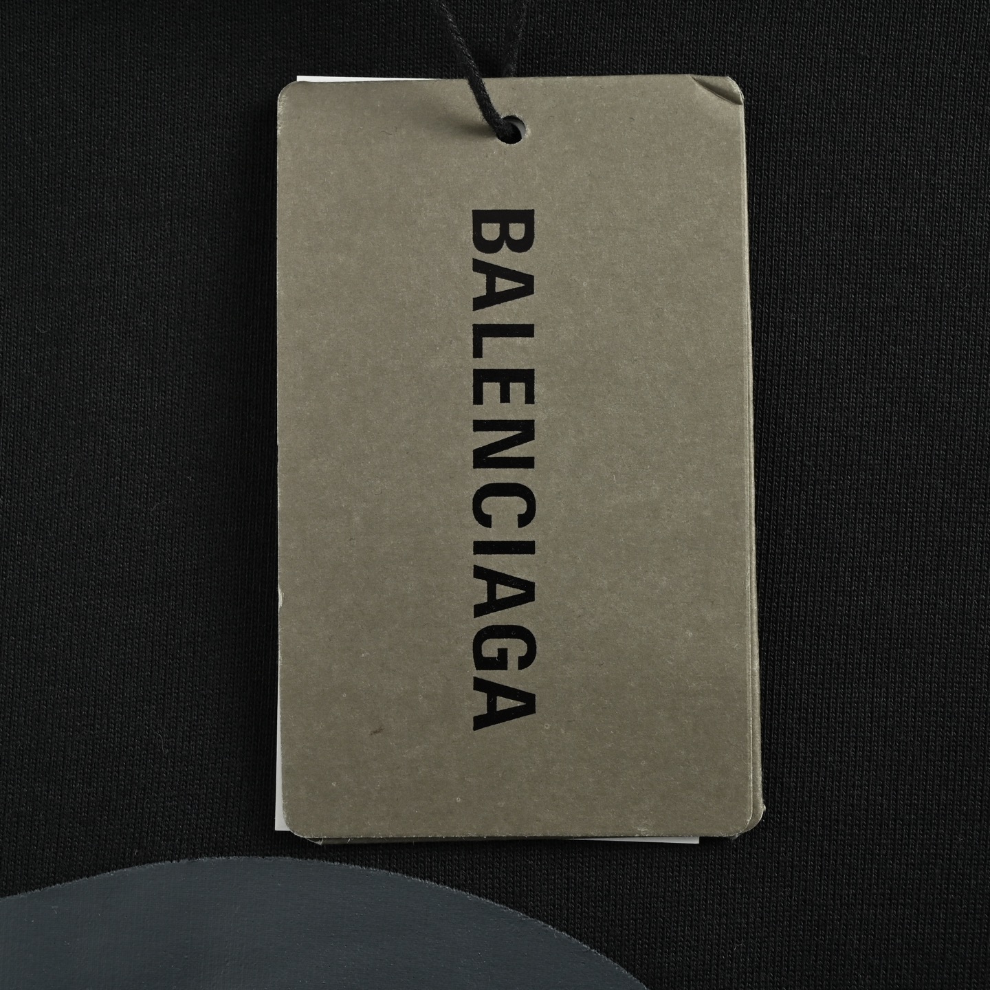 Balenciaga/巴黎世家 25Fw 滑雪泥巴手绘做旧连帽卫衣 黑蓝色